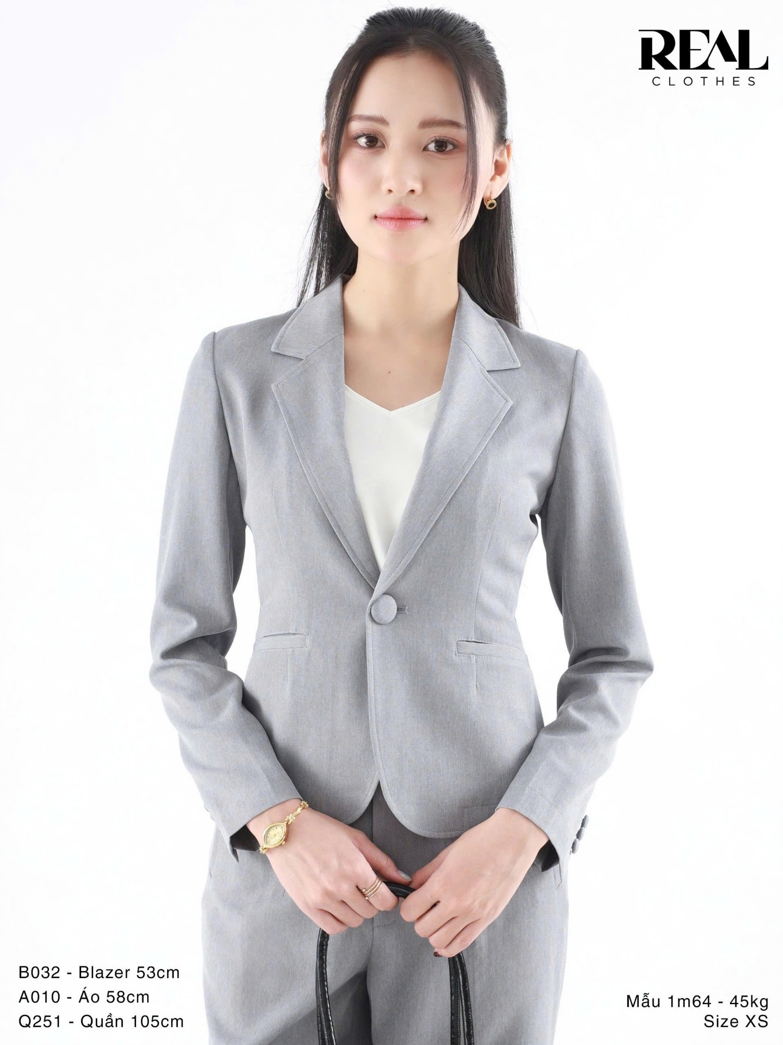 Blazer Office xám SALE - size M