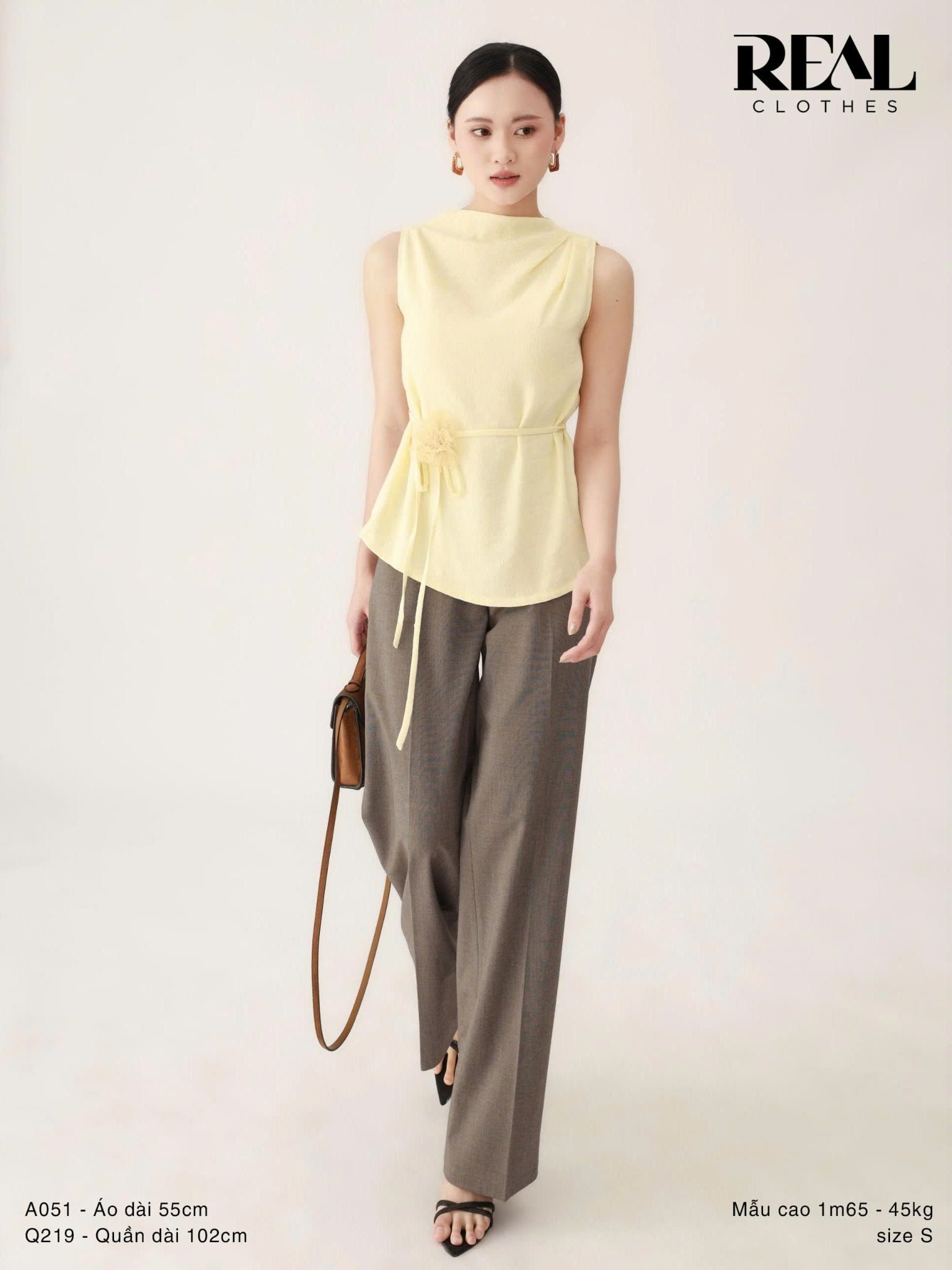 Áo Janet vàng mỡ gà