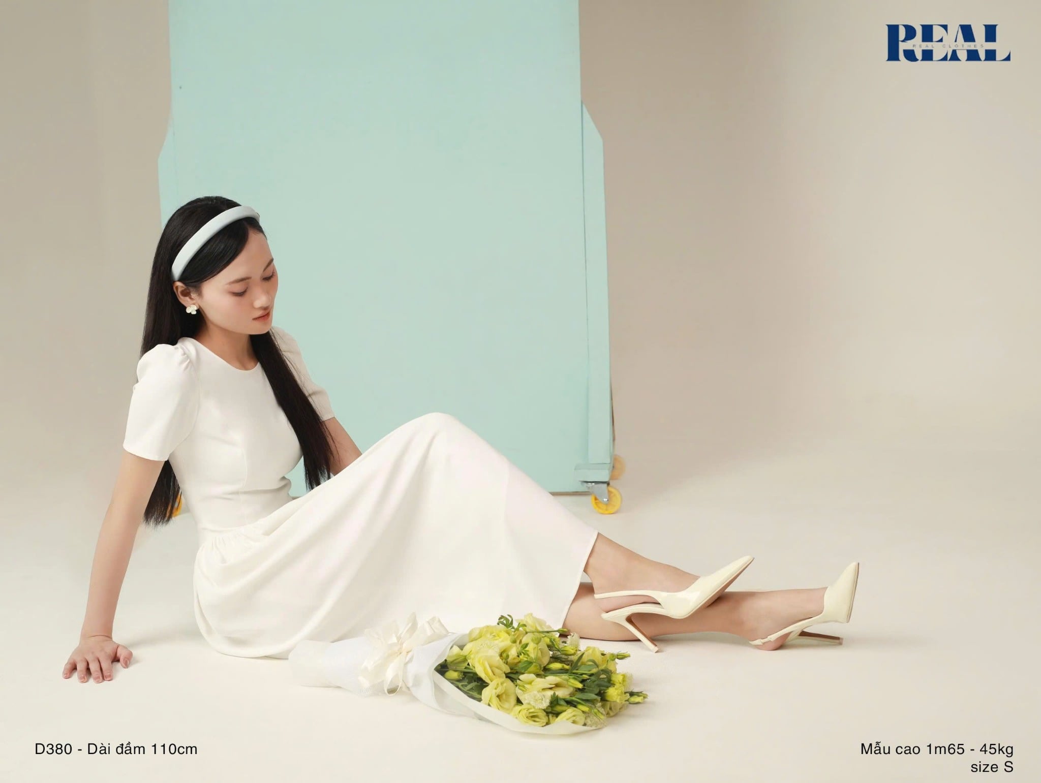 Đầm Julia trắng