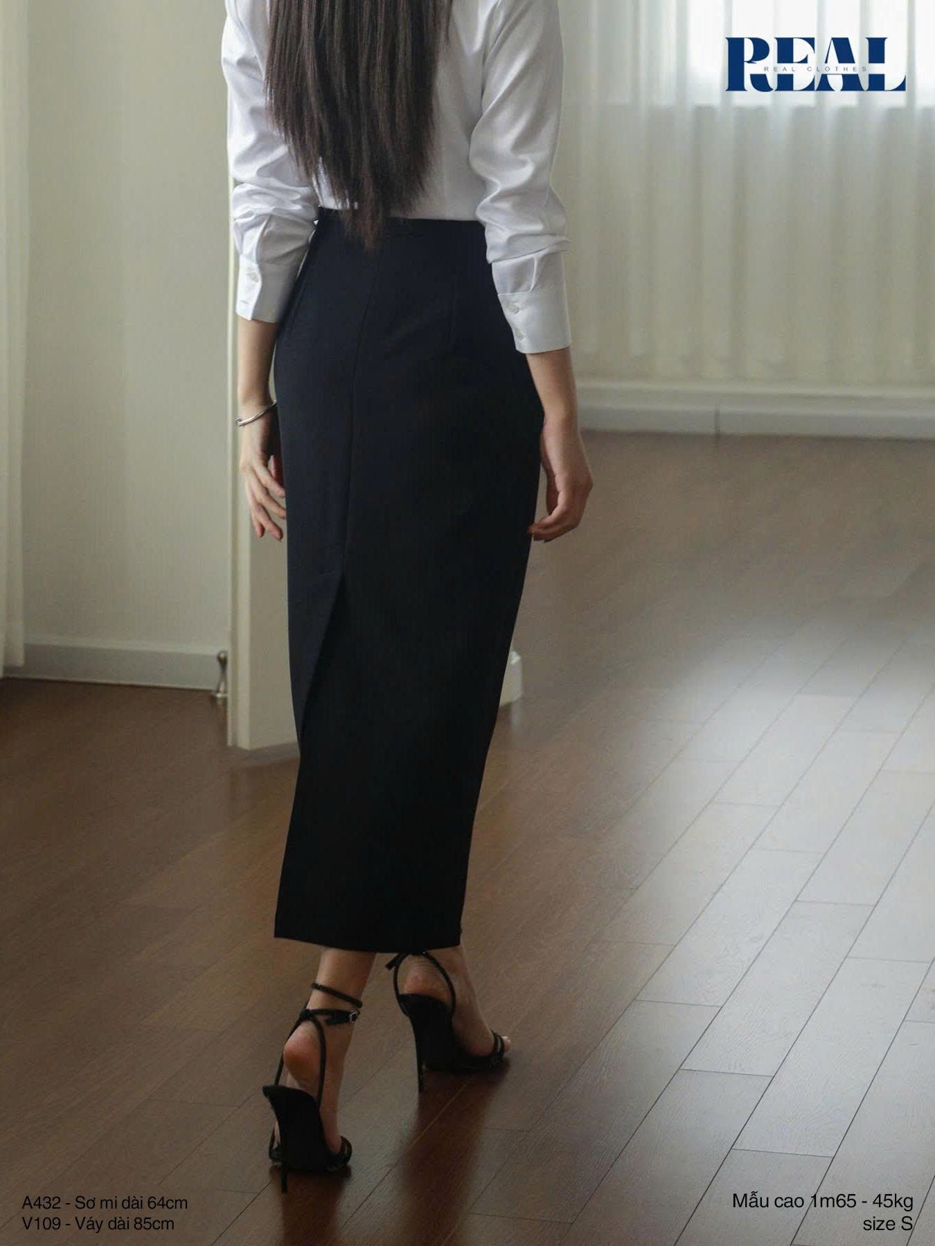 Váy suông đen 2026