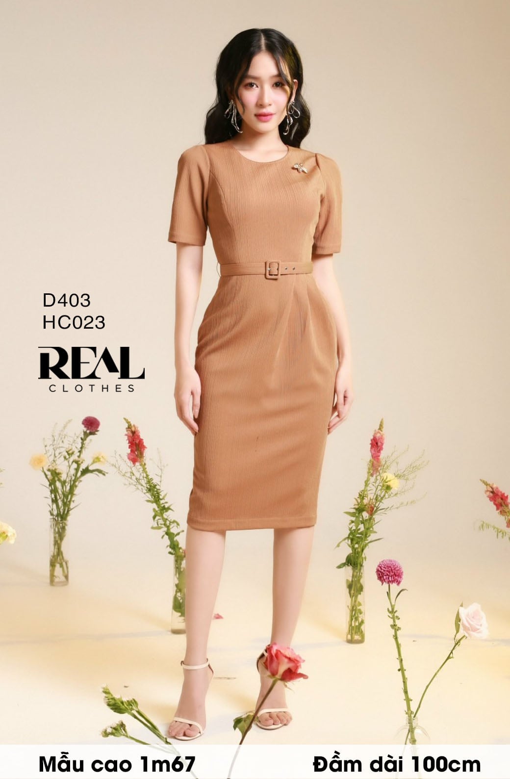 Đầm Diana (kèm belt) SALE