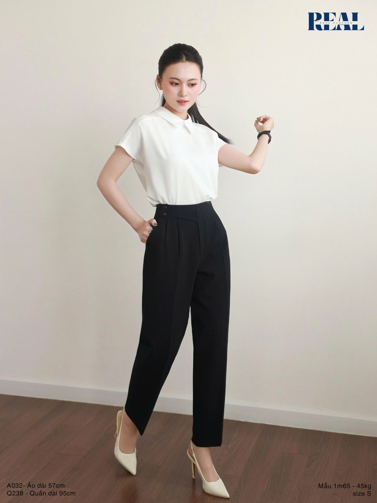 Sơ mi Paris trắng