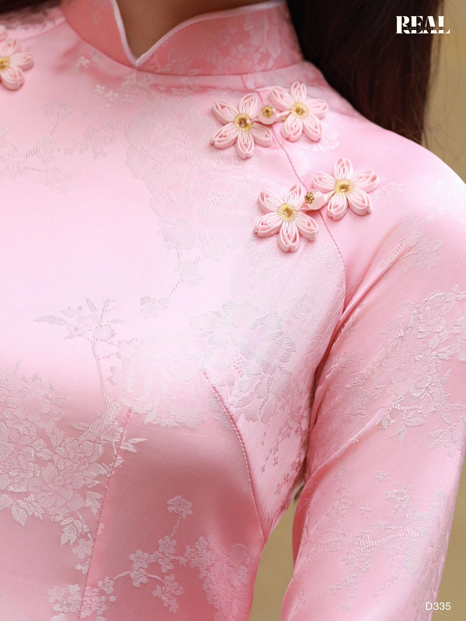 Áo dài truyền thống Nhã An tay dài