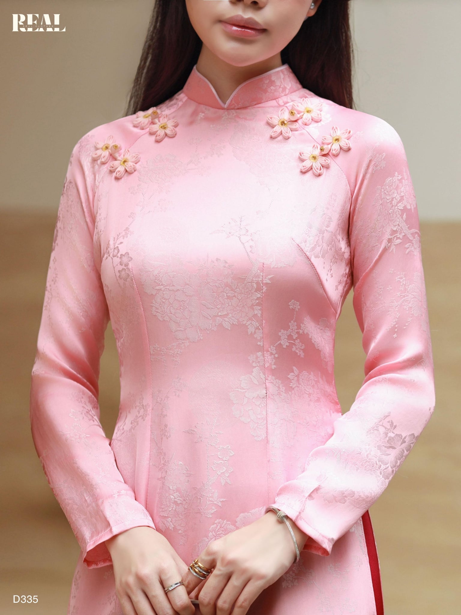 Áo dài truyền thống Nhã An tay dài