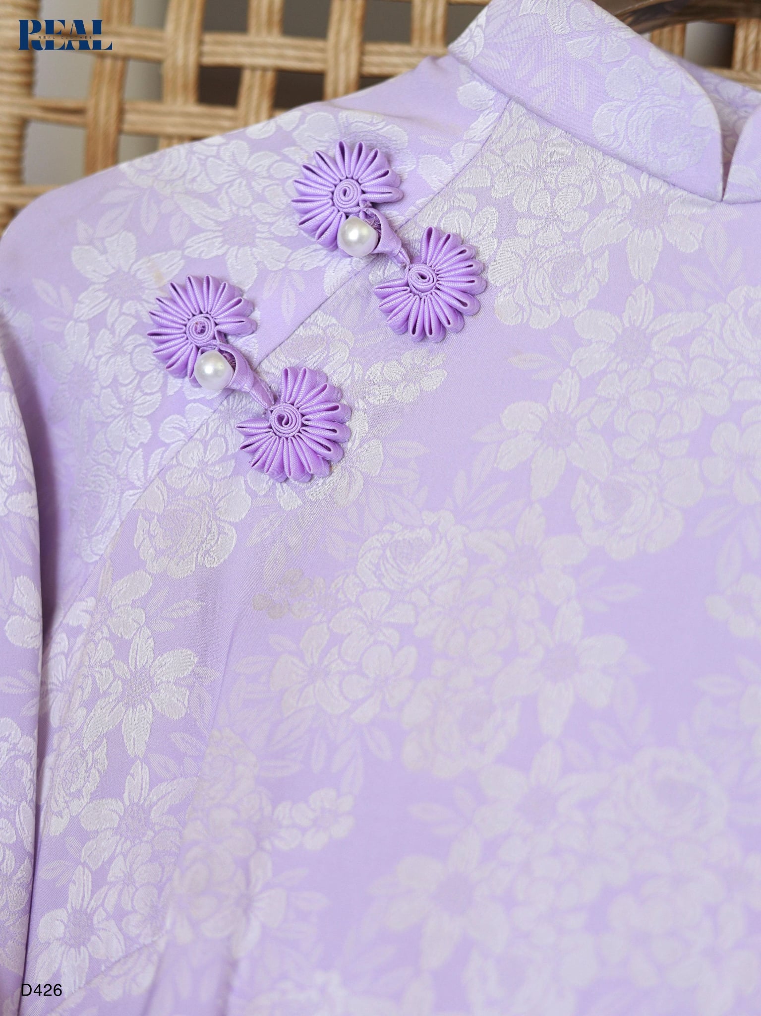 Áo dài truyền thống Nhã An tay dài