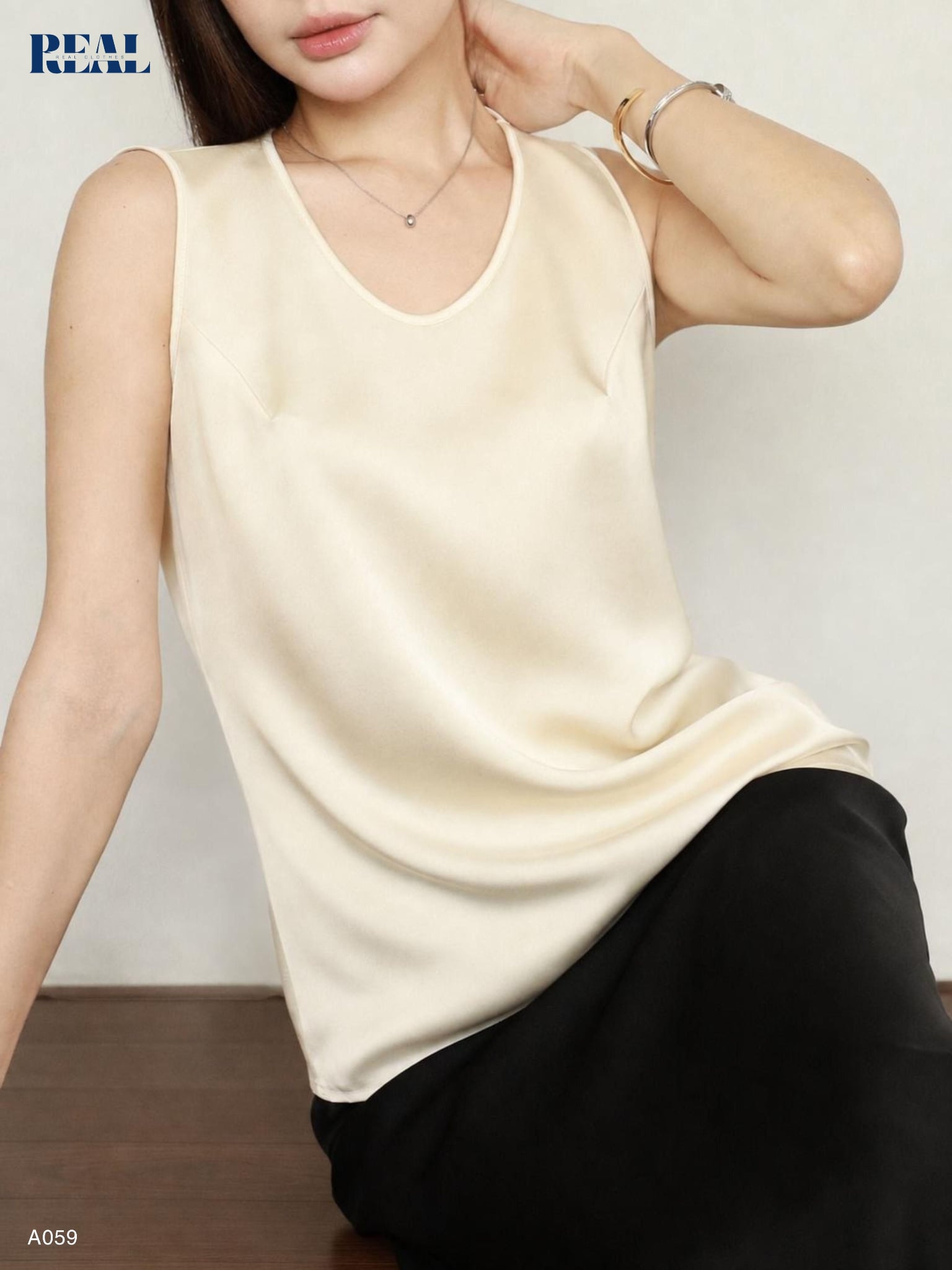 Áo lụa basic