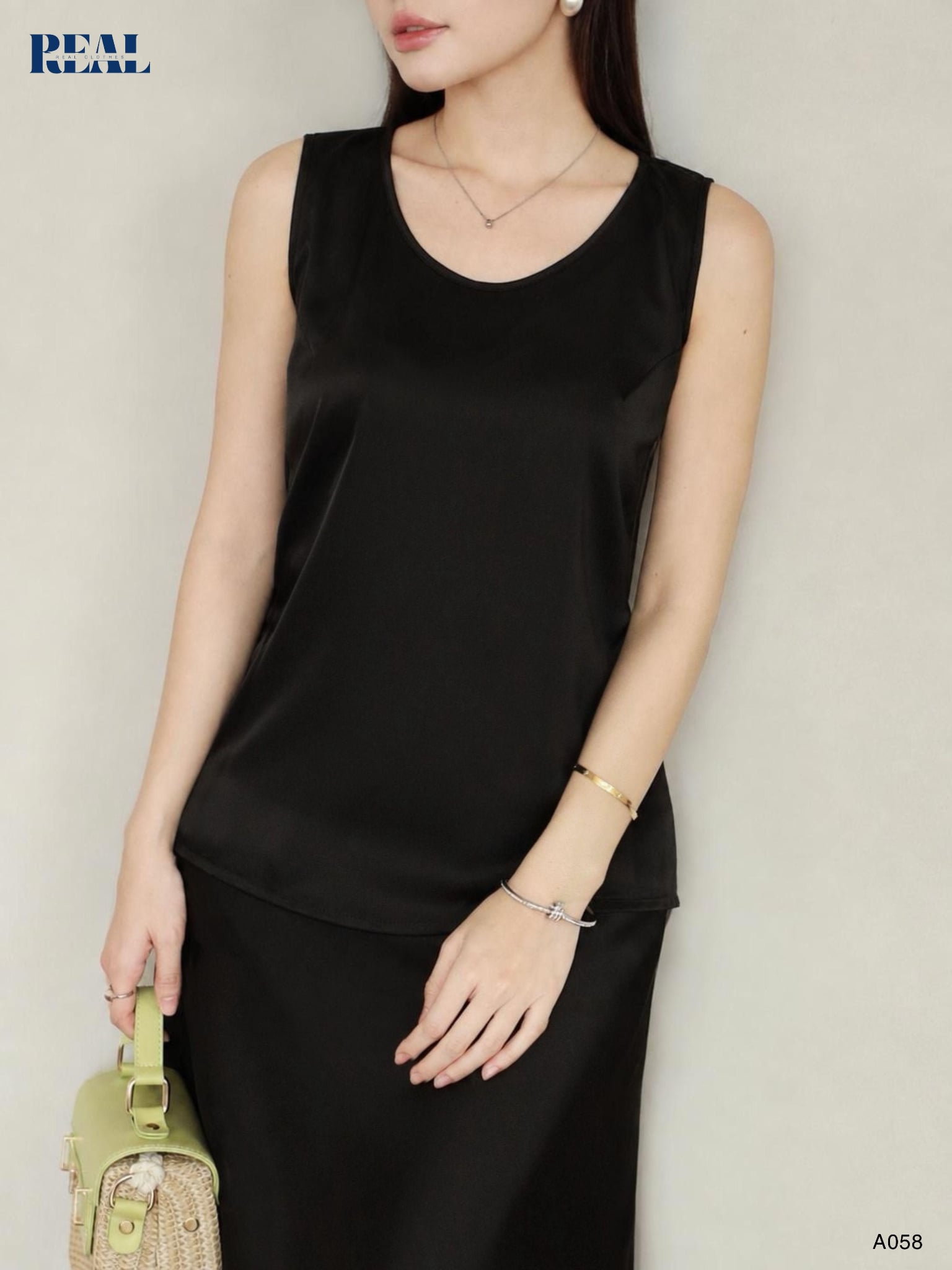 Áo lụa basic