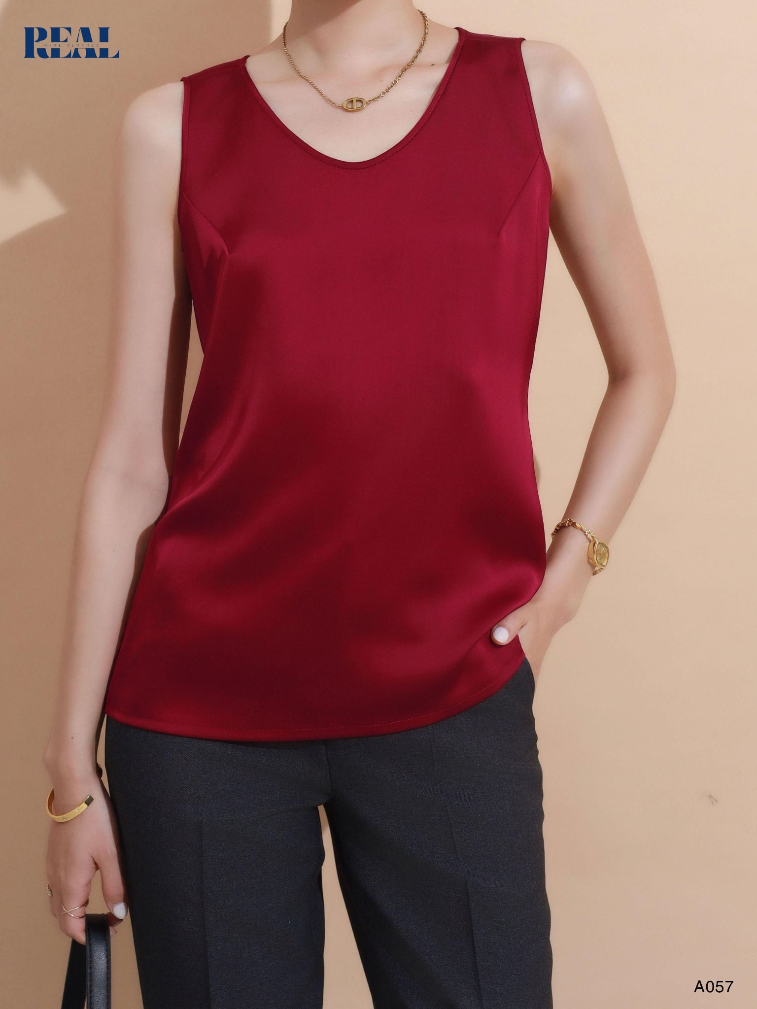 Áo lụa basic