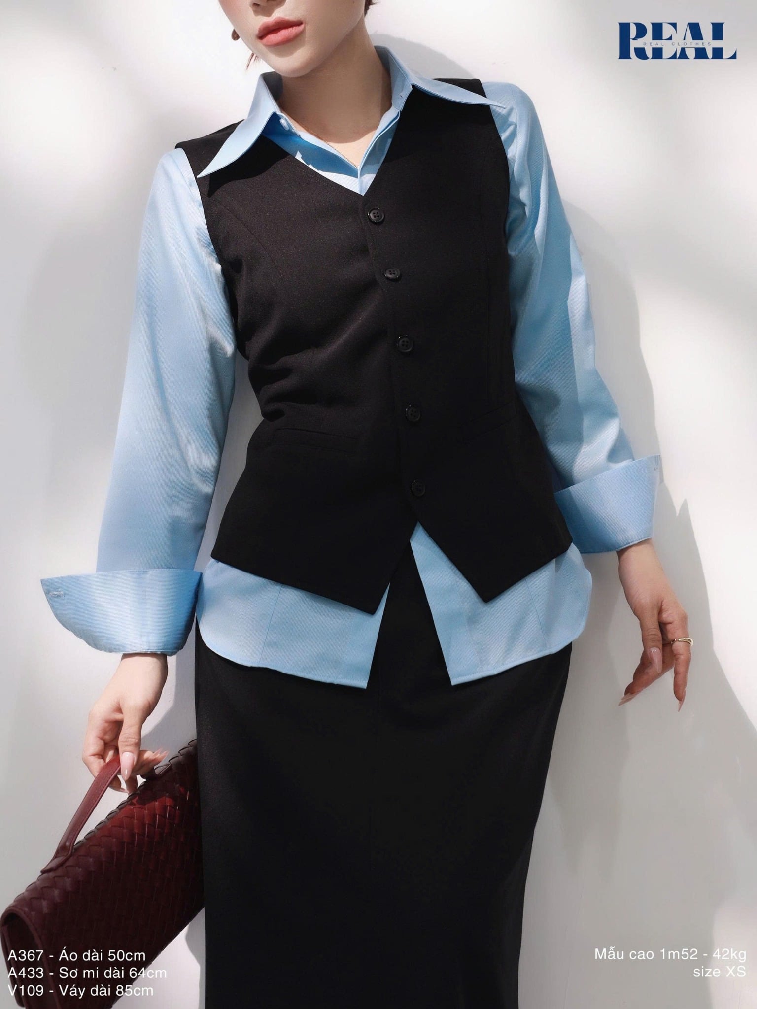 Váy suông đen 2026