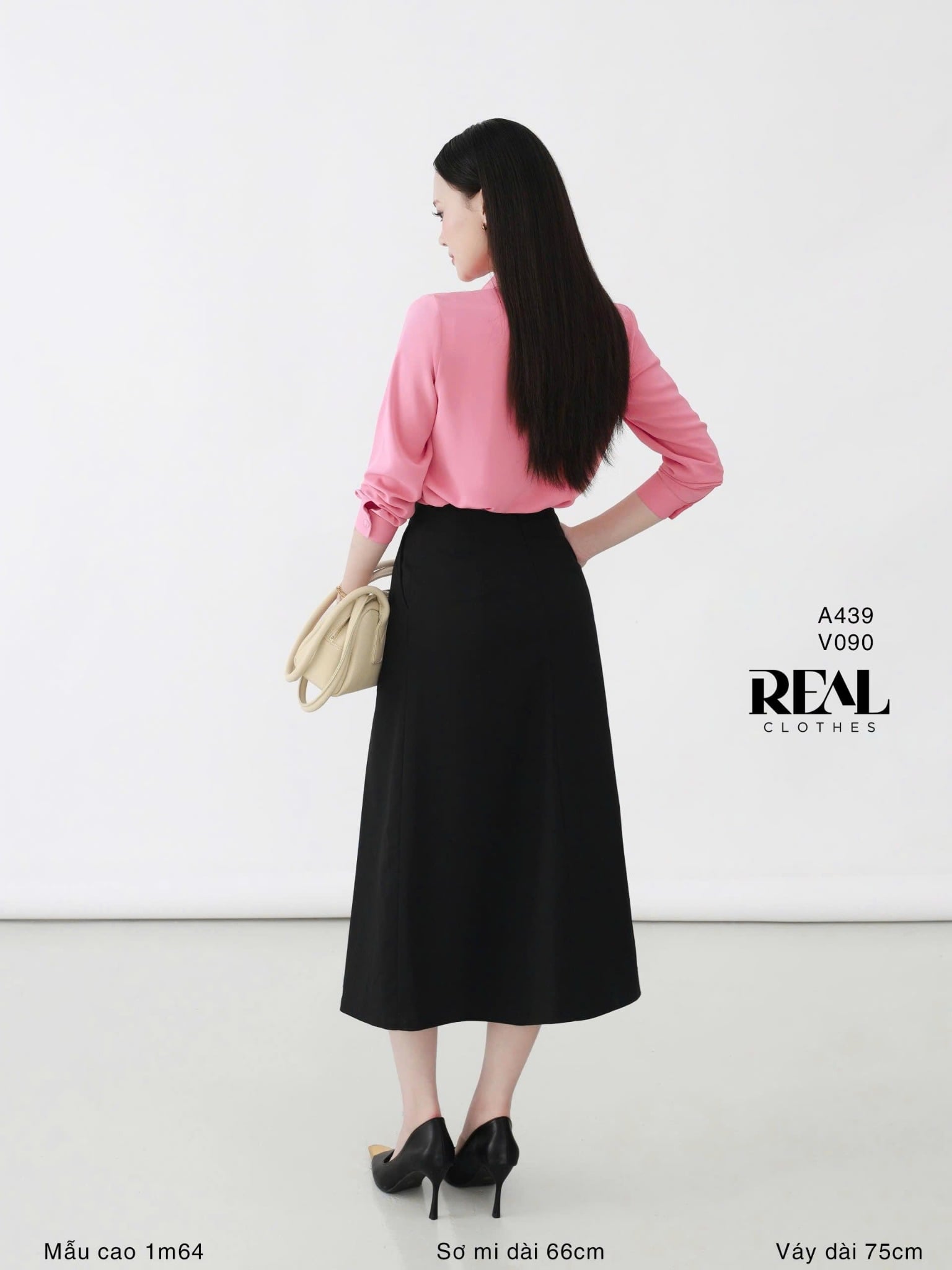 Sơ mi cổ mềm hồng dâu MỚI