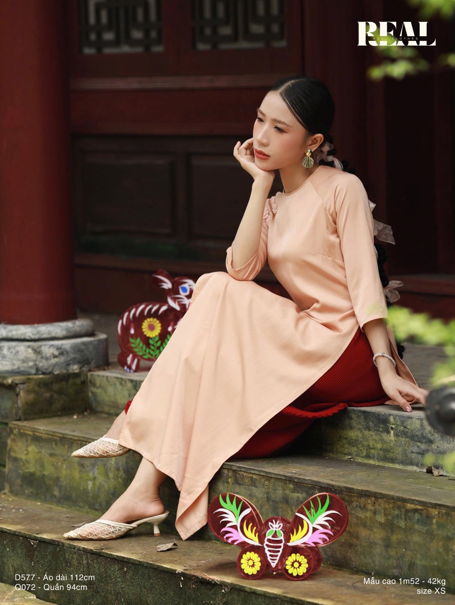 Quần dập li đỏ đô dài 80 / 94 SALE