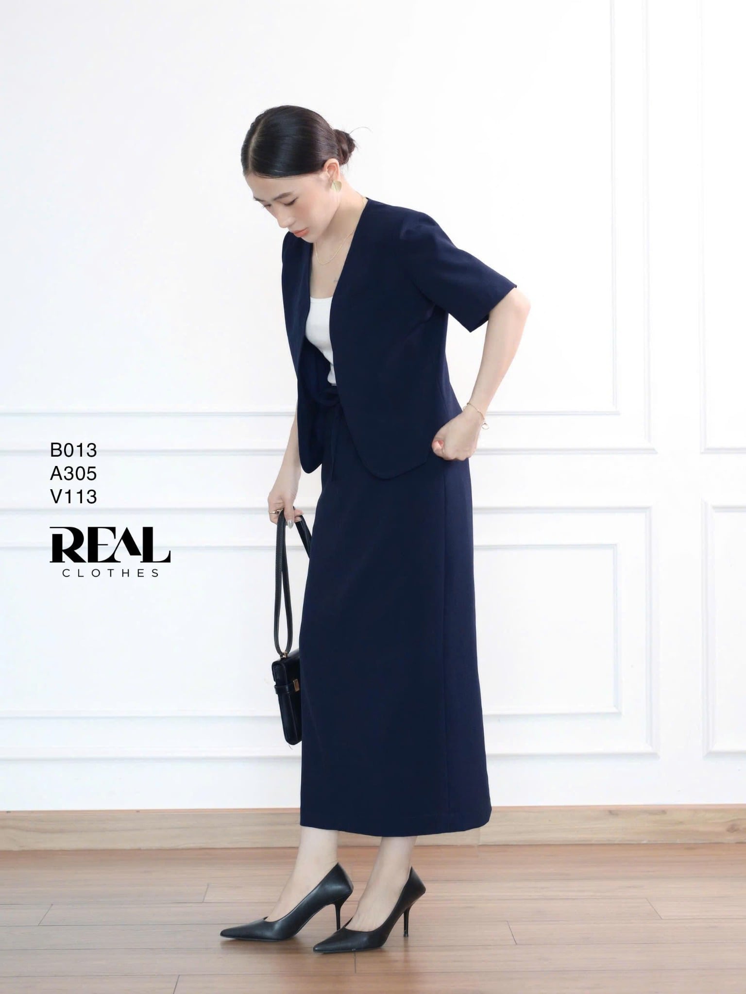 Vest Sunny xanh đen