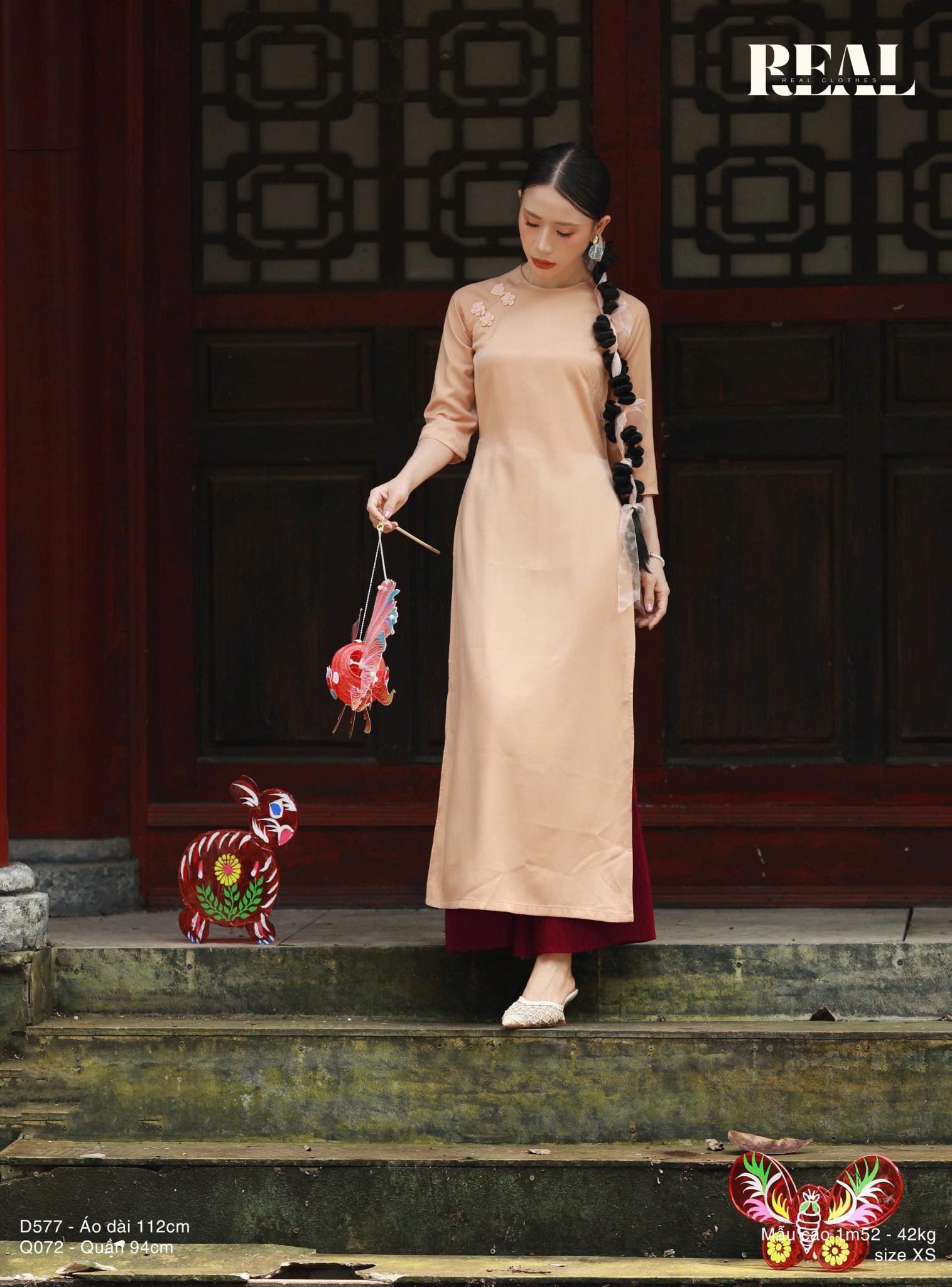 Quần dập li đỏ đô dài 80 / 94 SALE