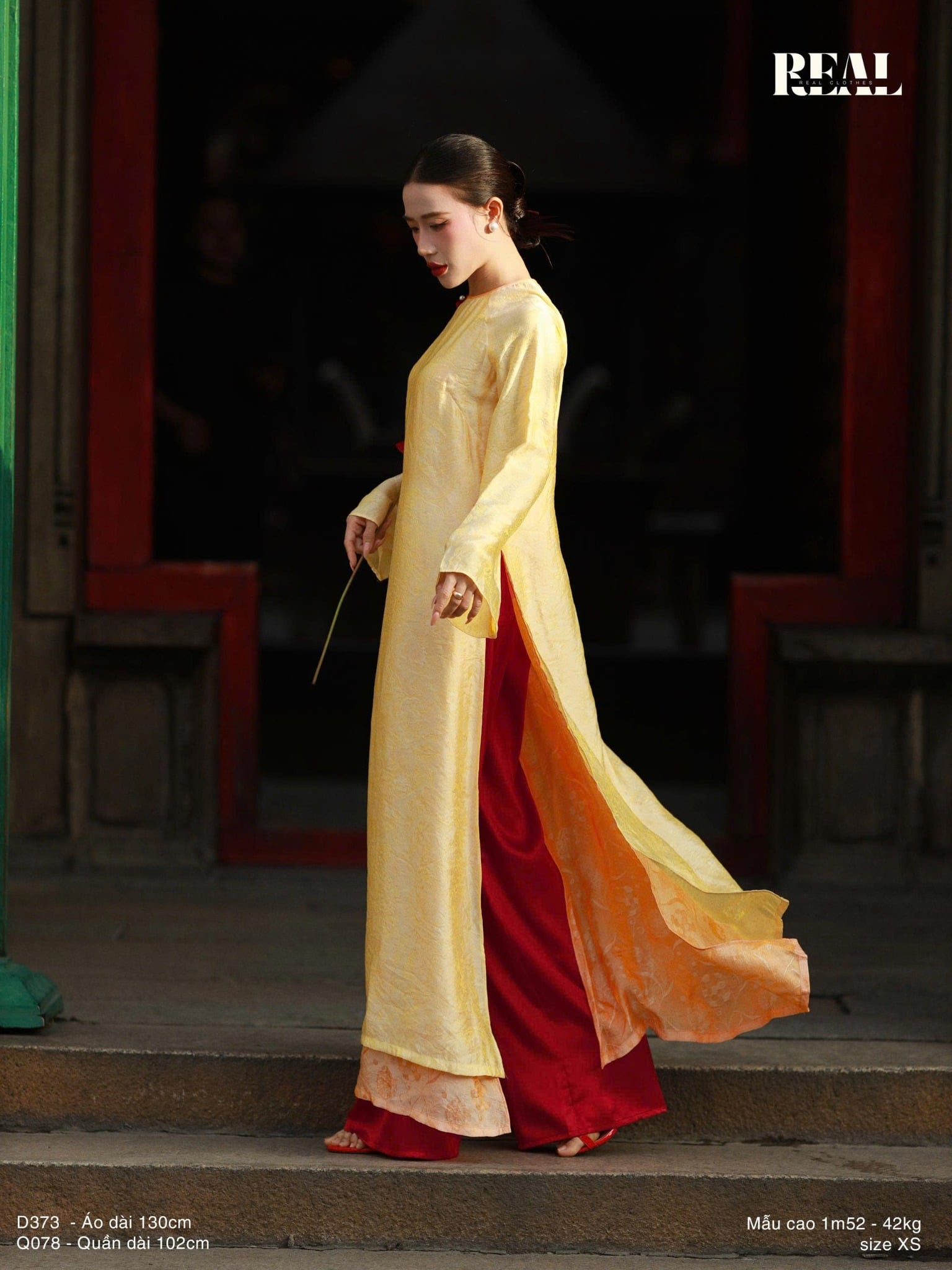 Áo dài 2 tà Lụa Là