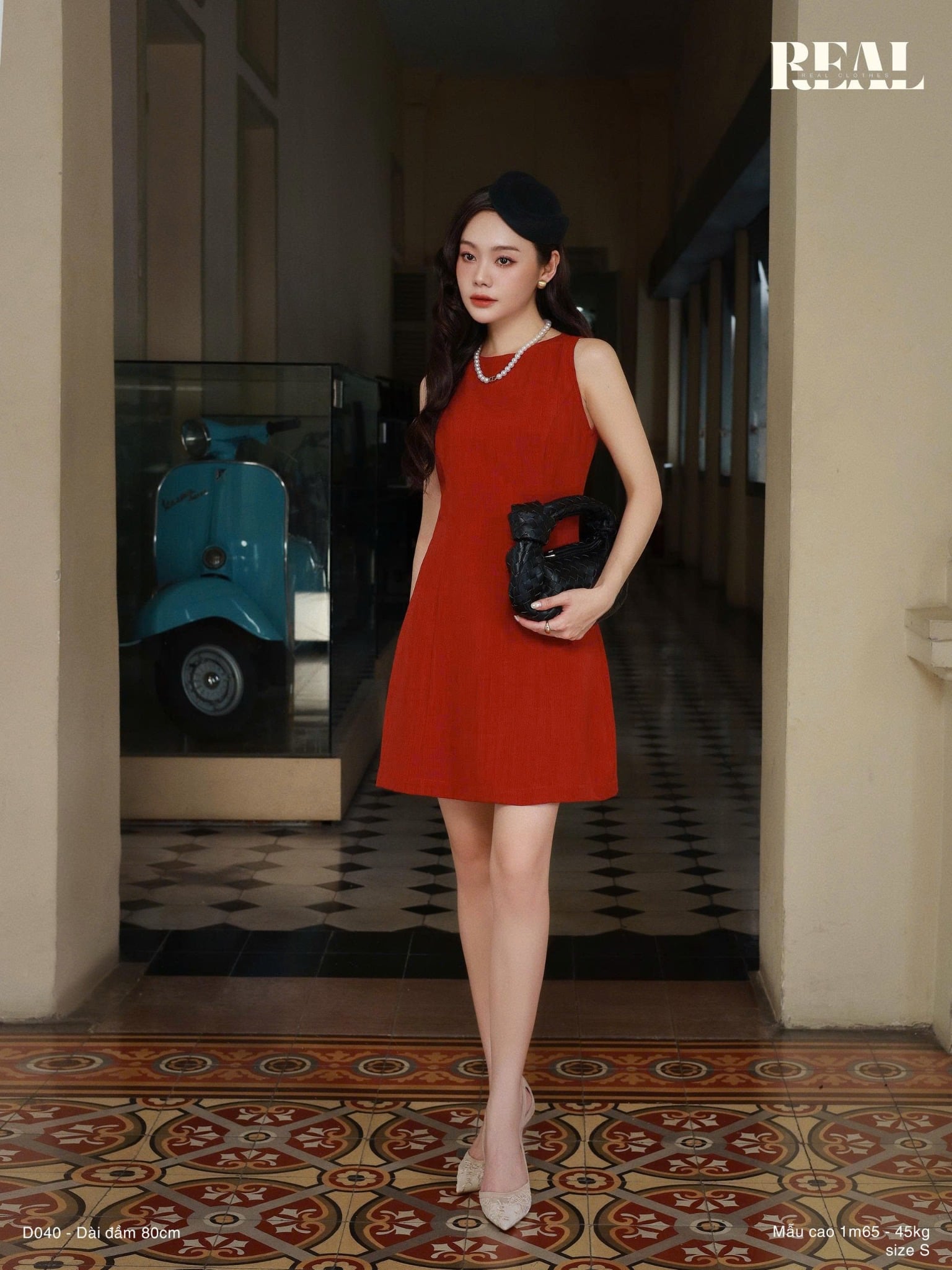 Đầm 8 mảnh Jennie gạch