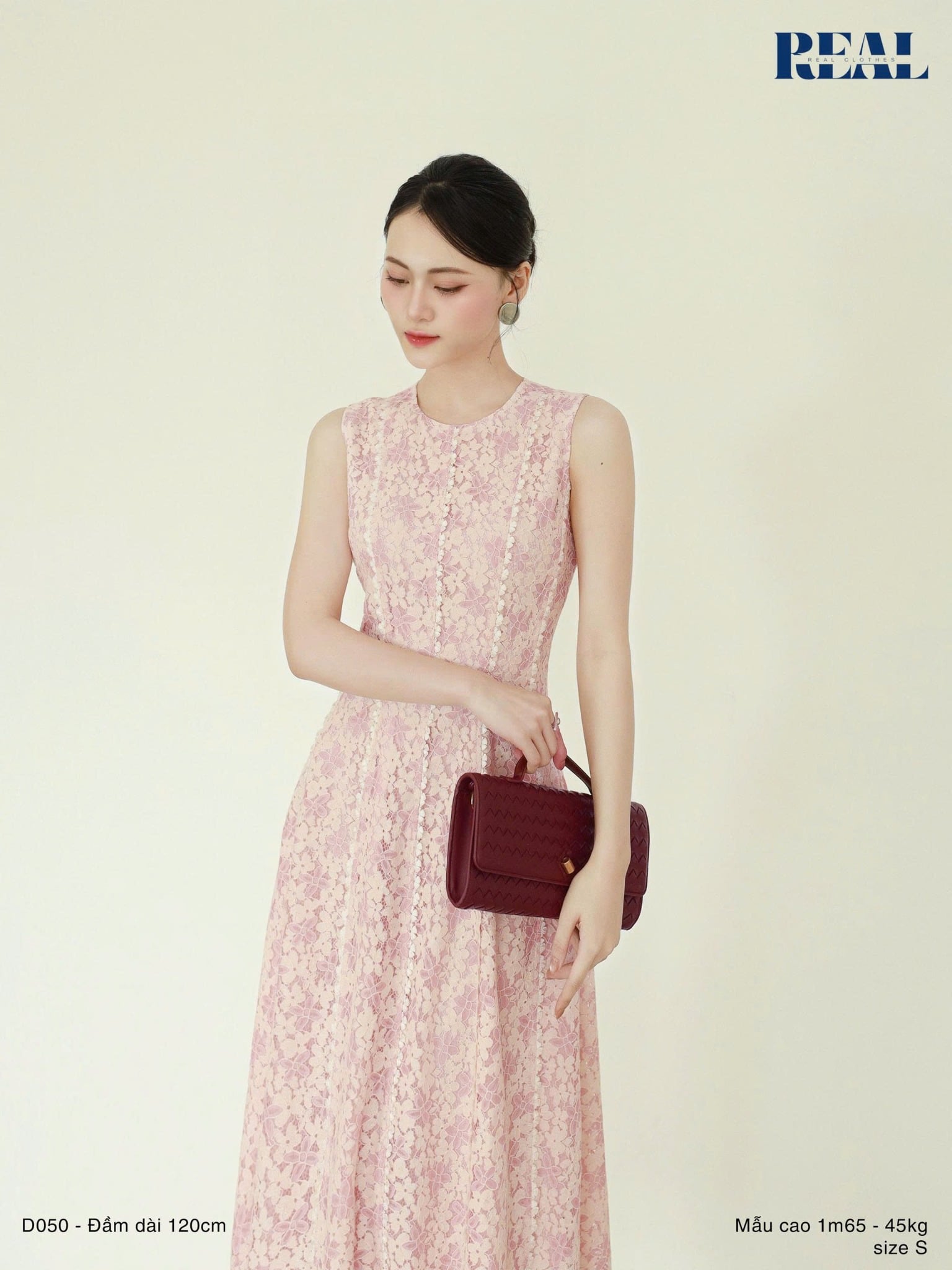 Đầm Tuyết Mai hồng