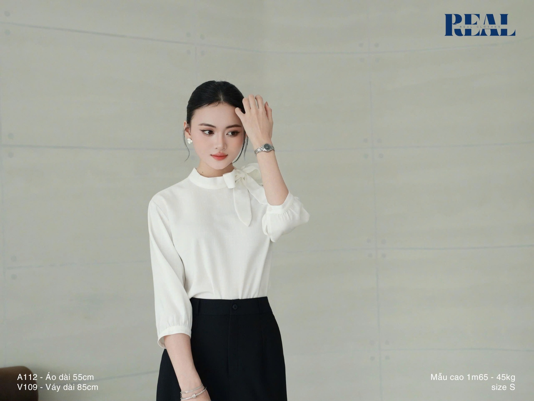 Váy suông đen 2026