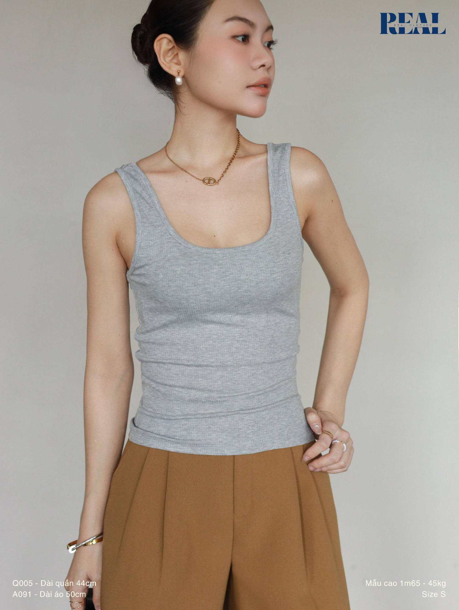 Áo tank top cổ U SALE