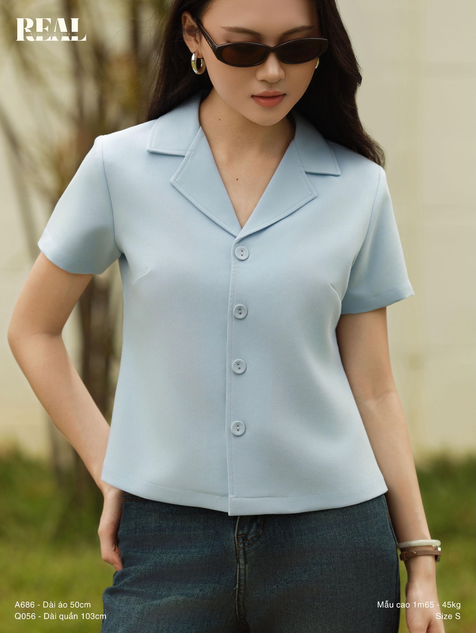  Áo cổ ve 