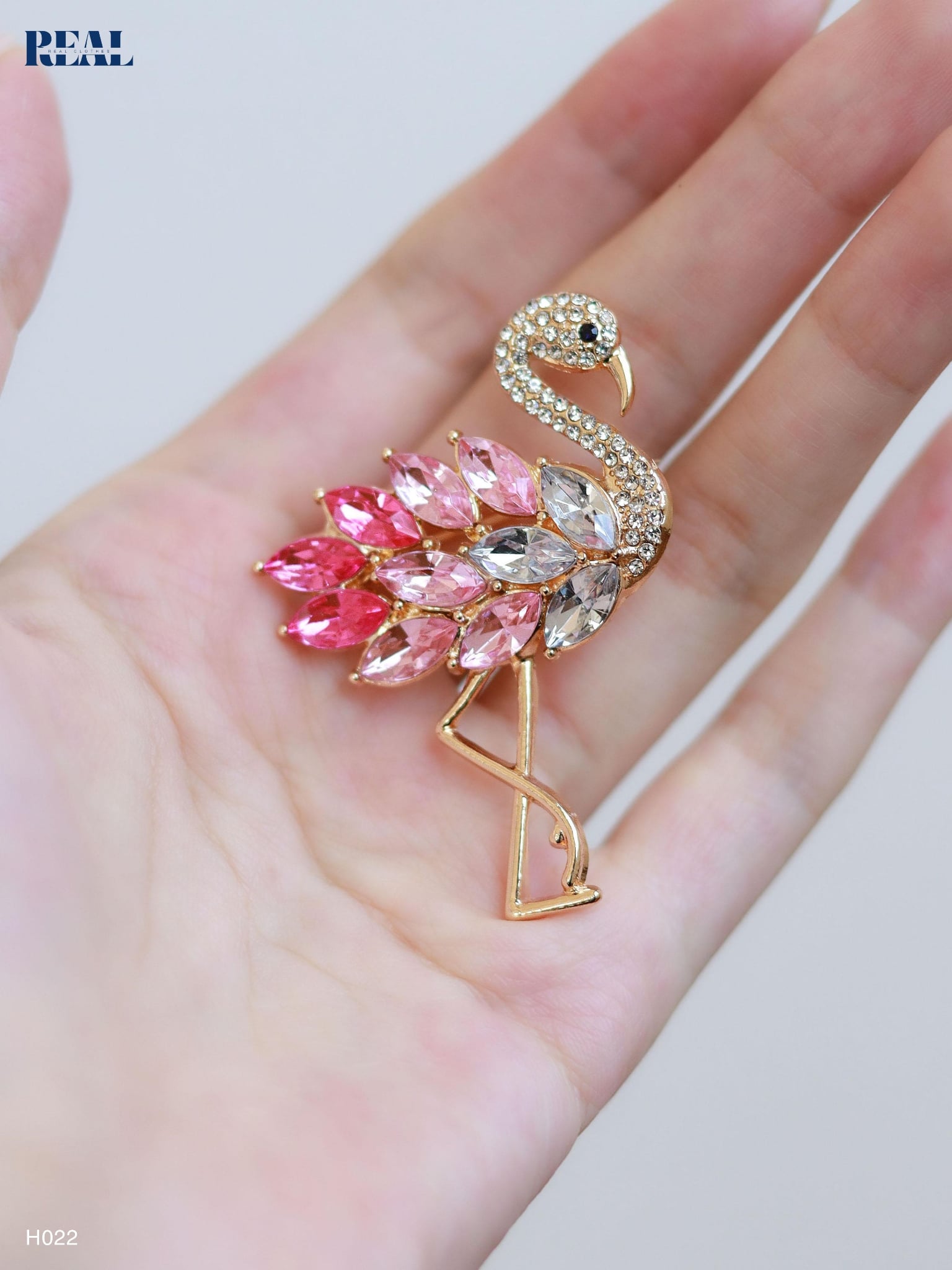  Cài áo flamingo 
