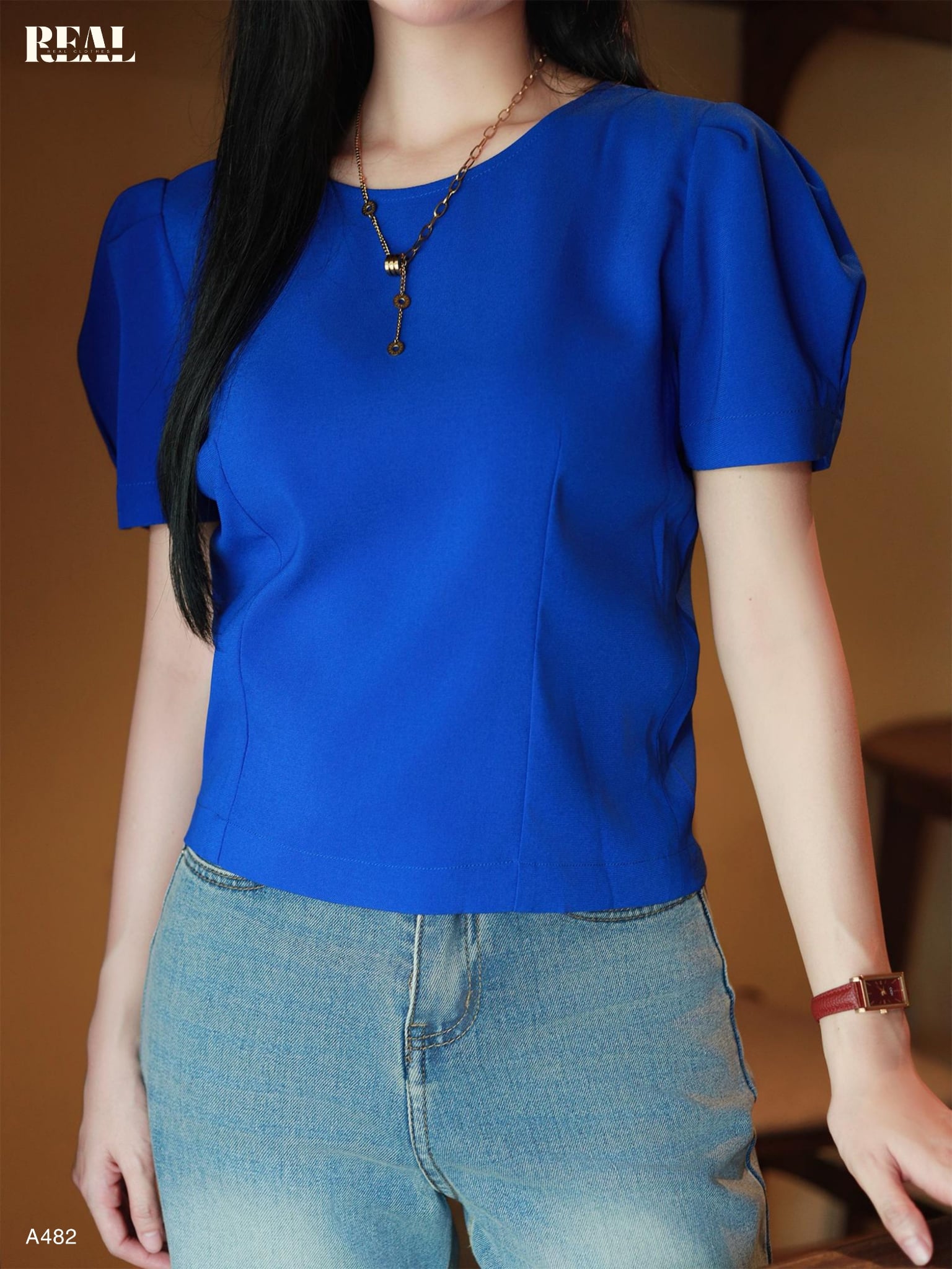 Croptop tay phồng