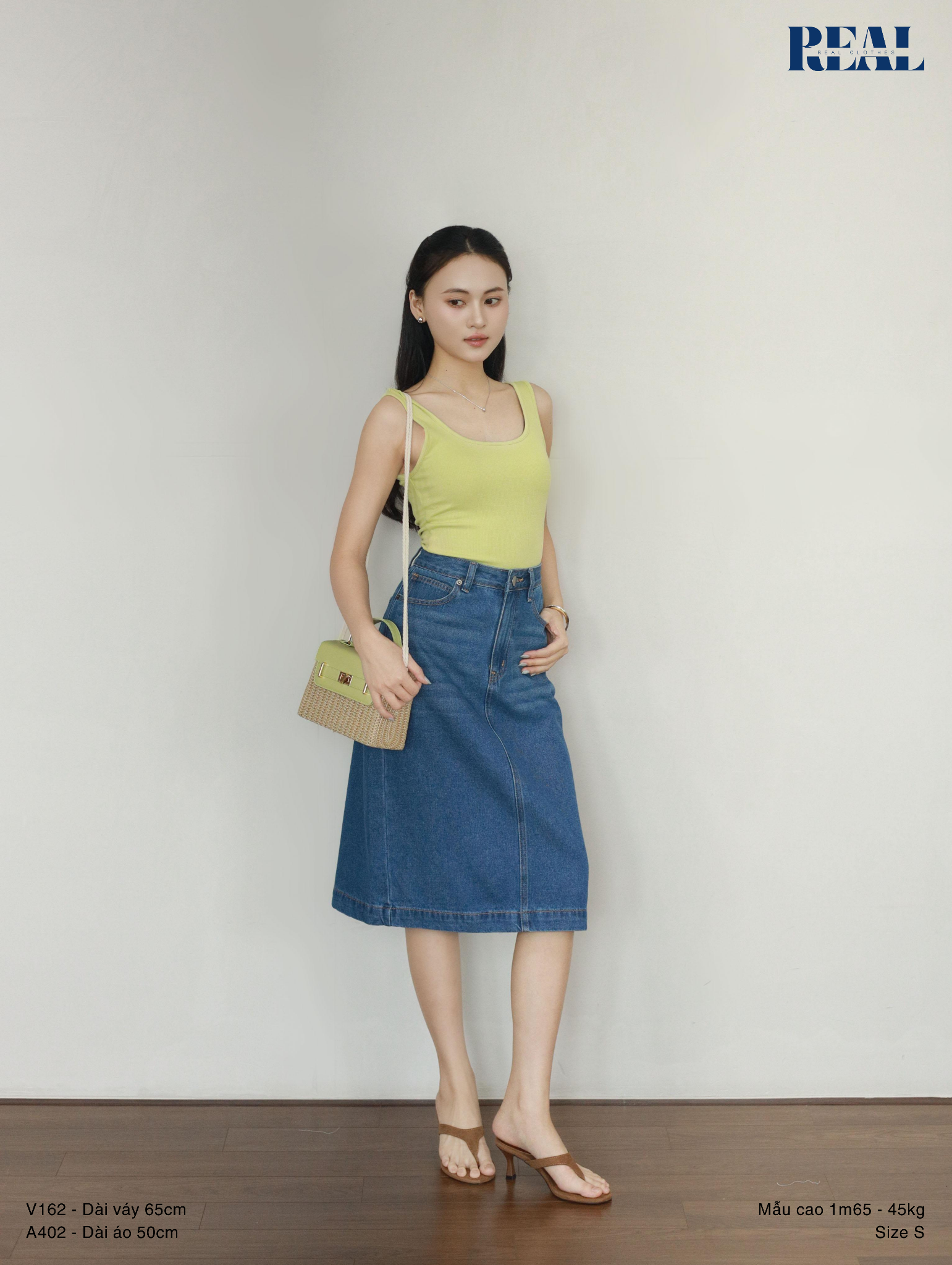 Váy Jeans ngắn