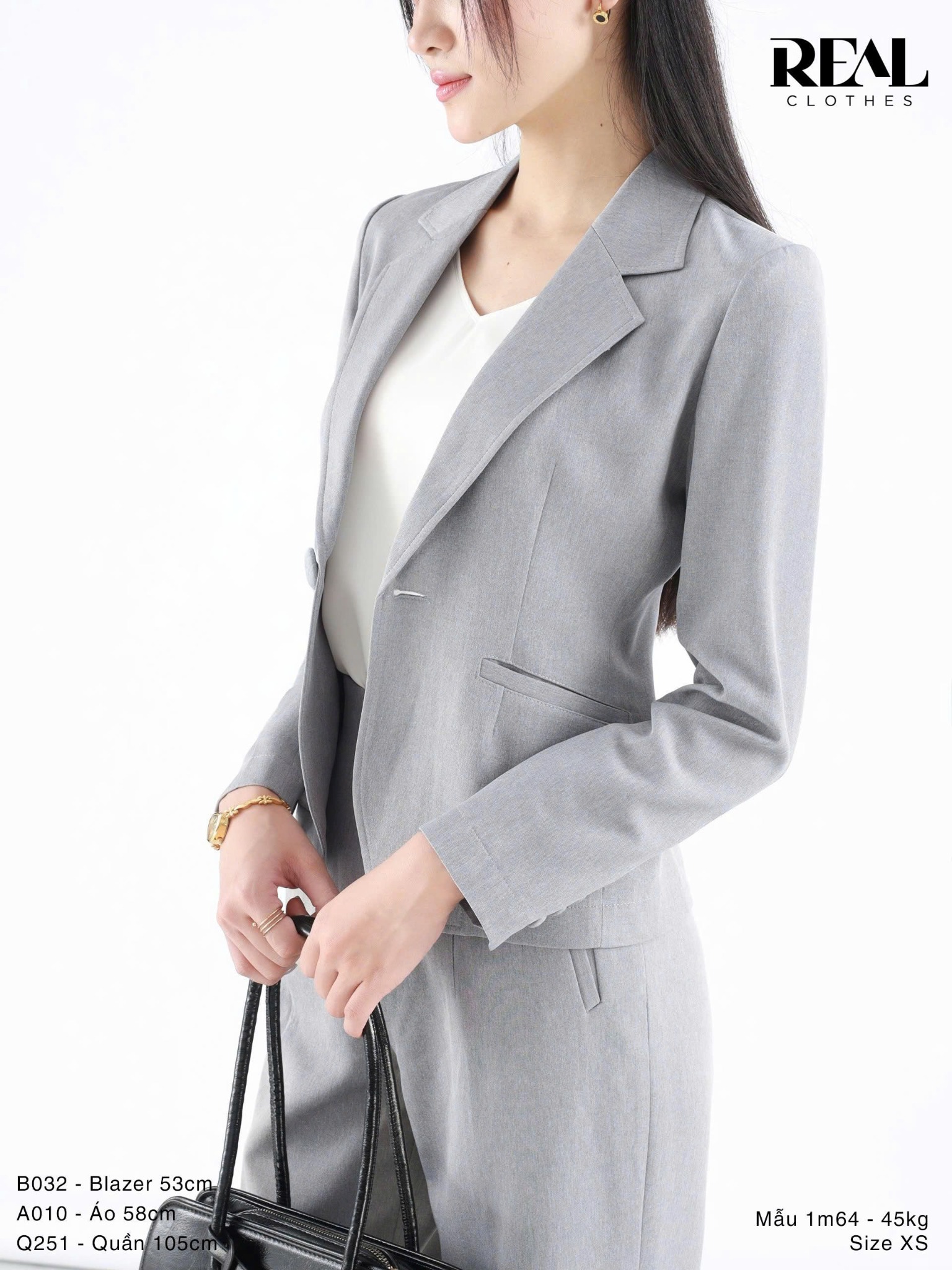 Blazer Office xám SALE - size M