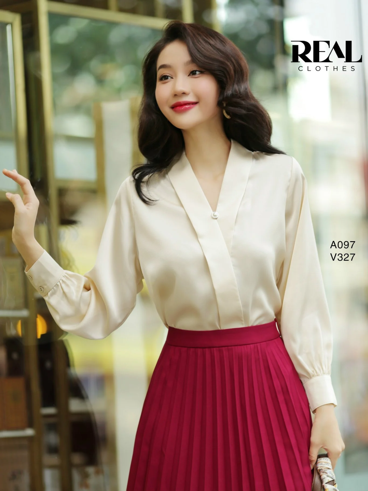 Áo Sarah lụa SALE
