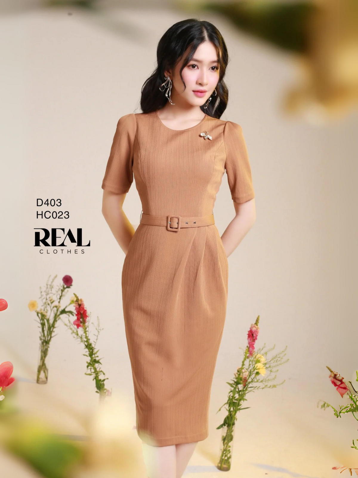 Đầm Diana (kèm belt) SALE