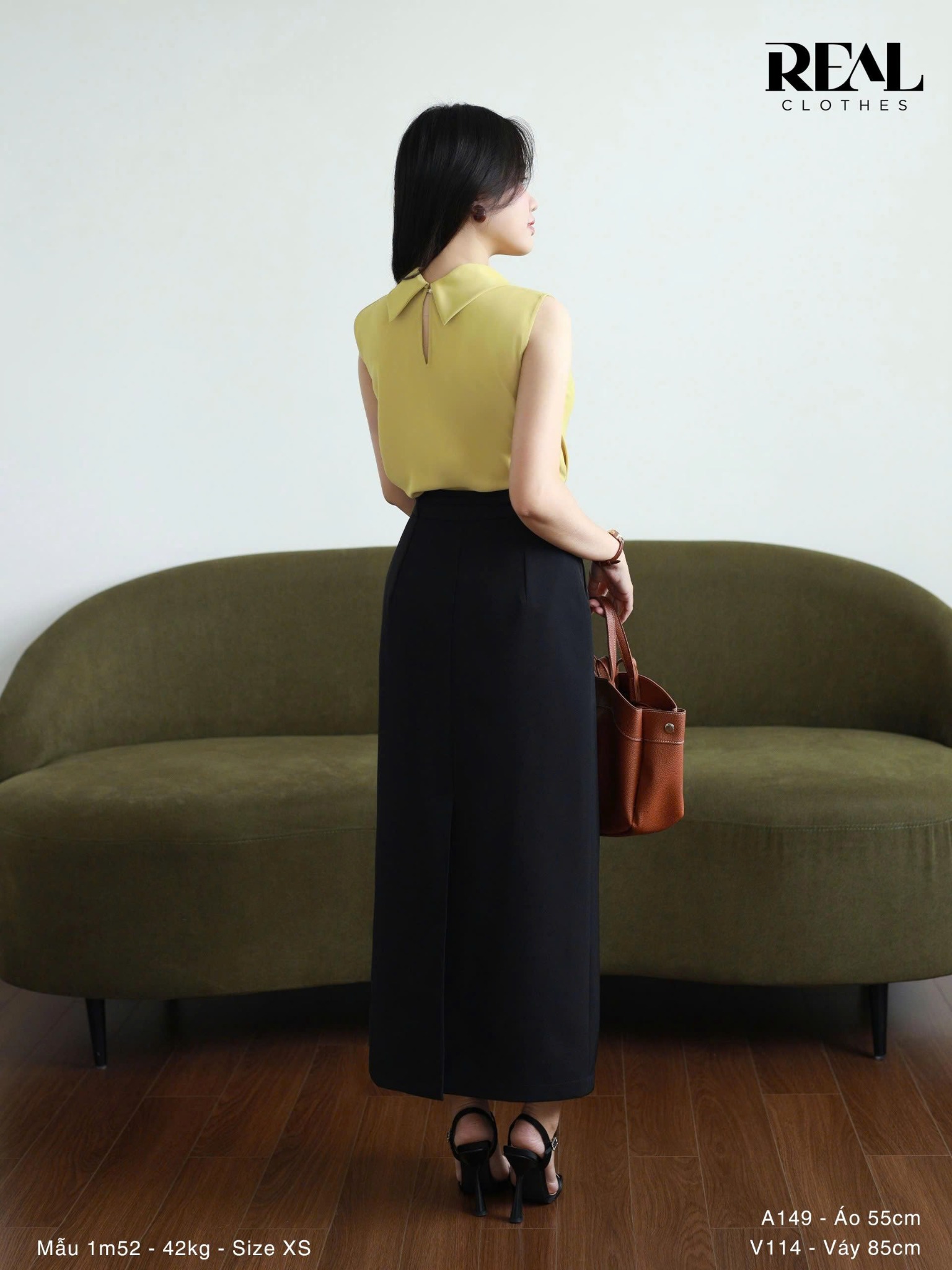 Váy suông đen - size XS