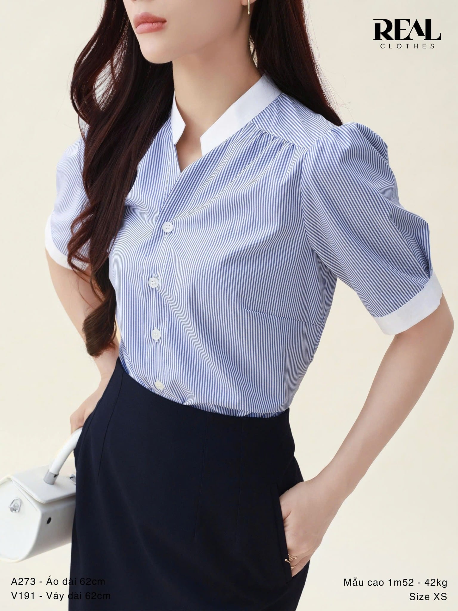 Váy Tokyo midi xanh đen