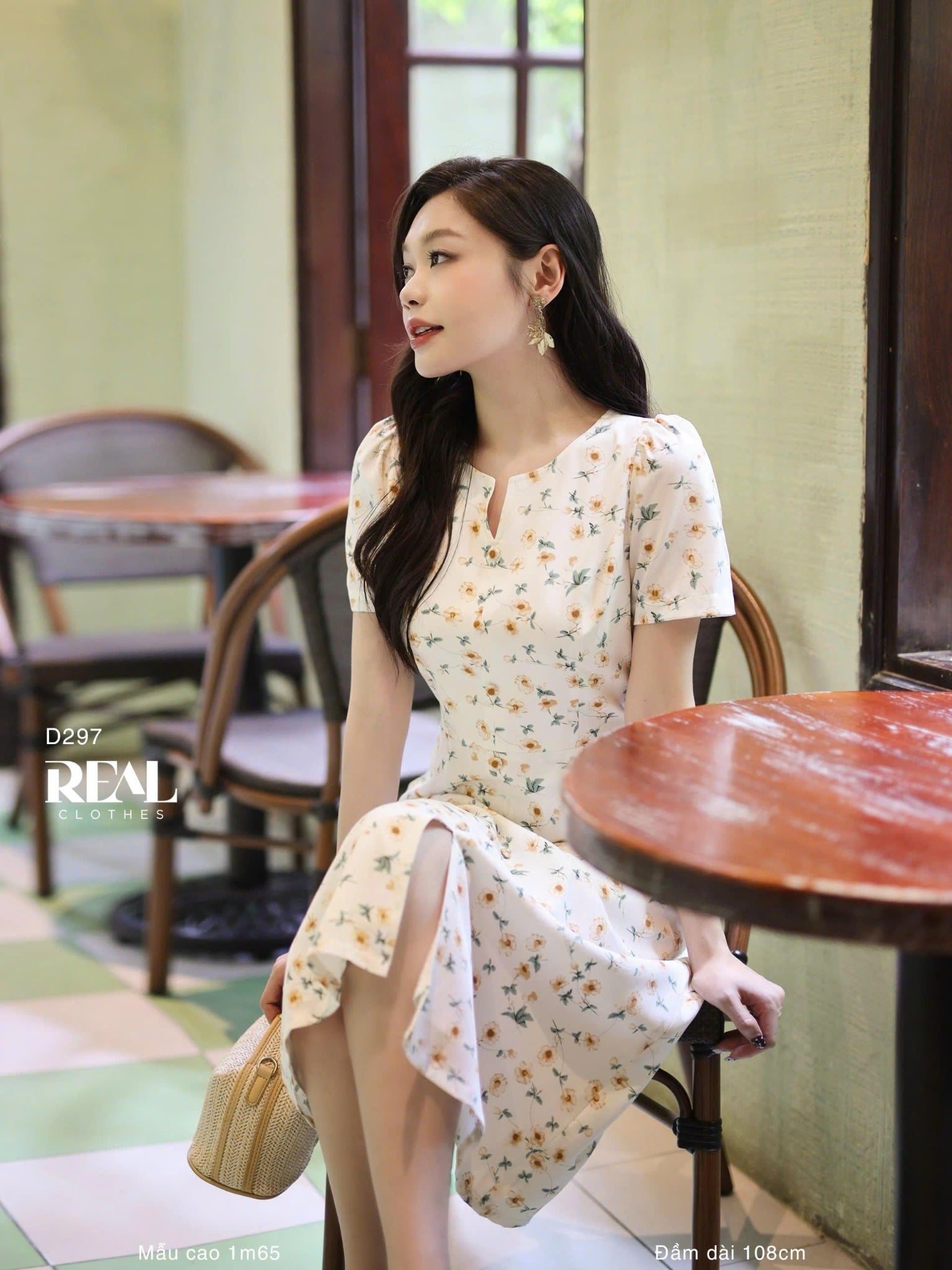 Đầm London hoa vàng SALE