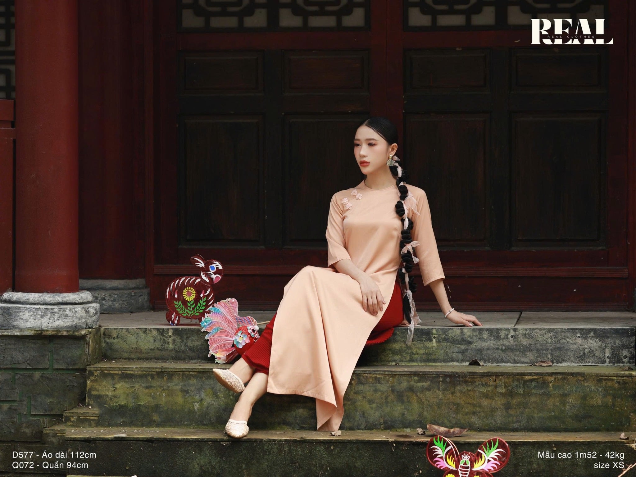 Quần dập li đỏ đô dài 80 / 94 SALE