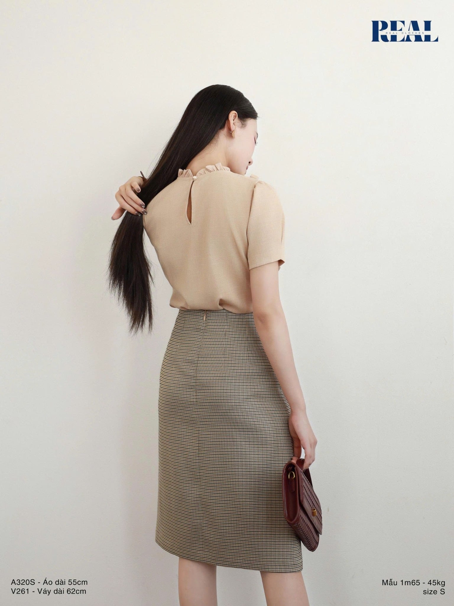 Váy Tokyo midi họa tiết