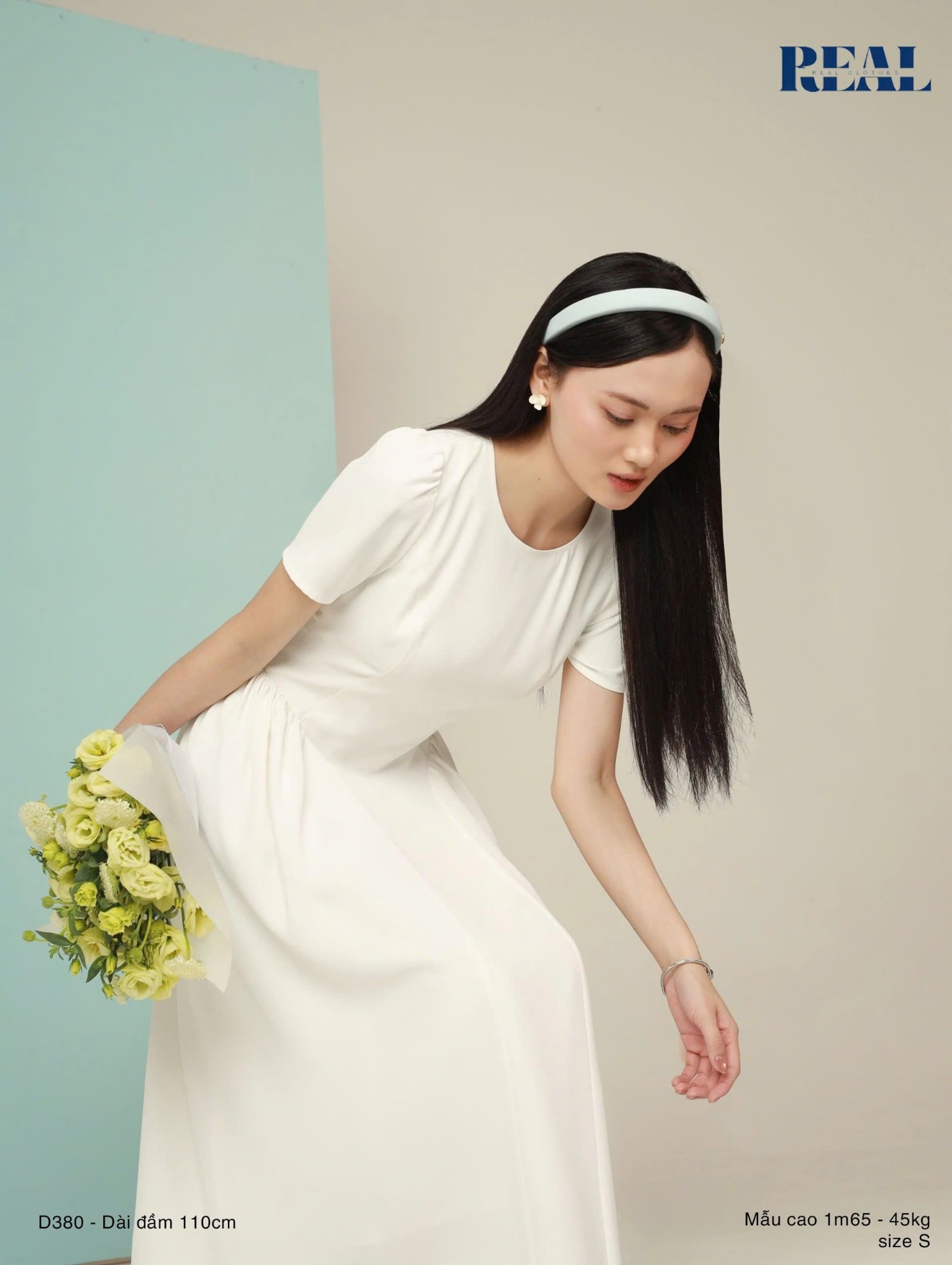 Đầm Julia trắng