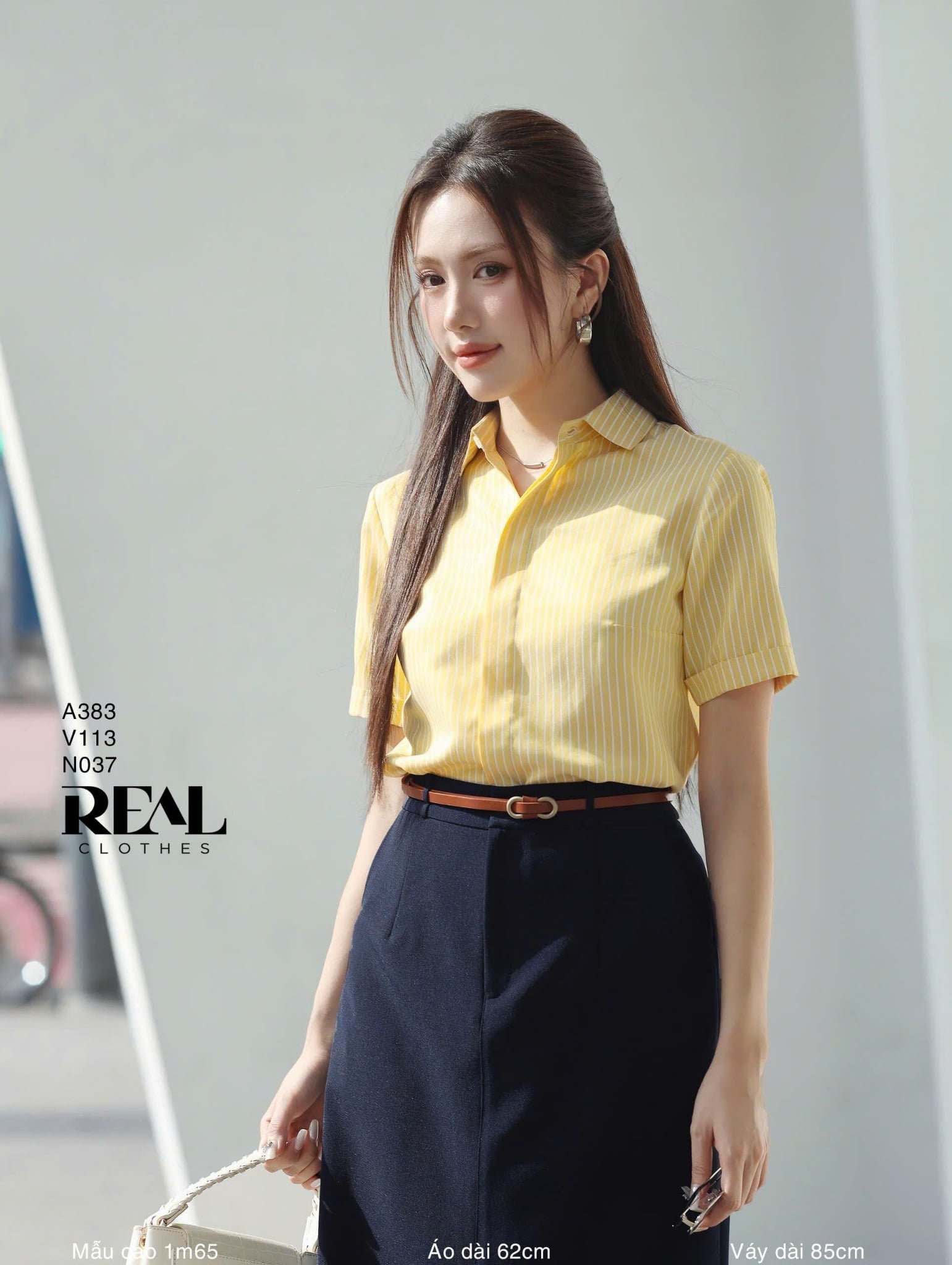 Váy suông xanh đen