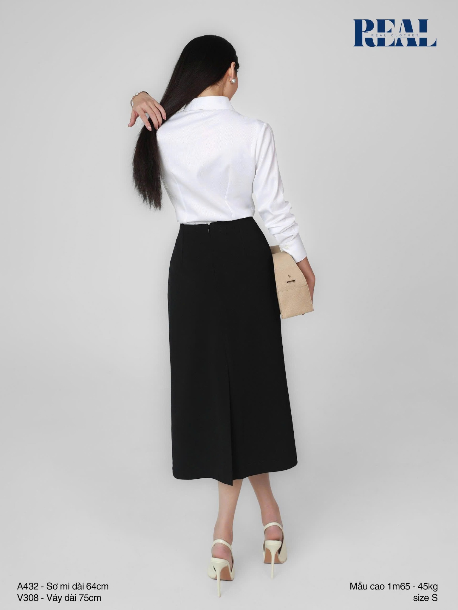 Váy Japan dài đen