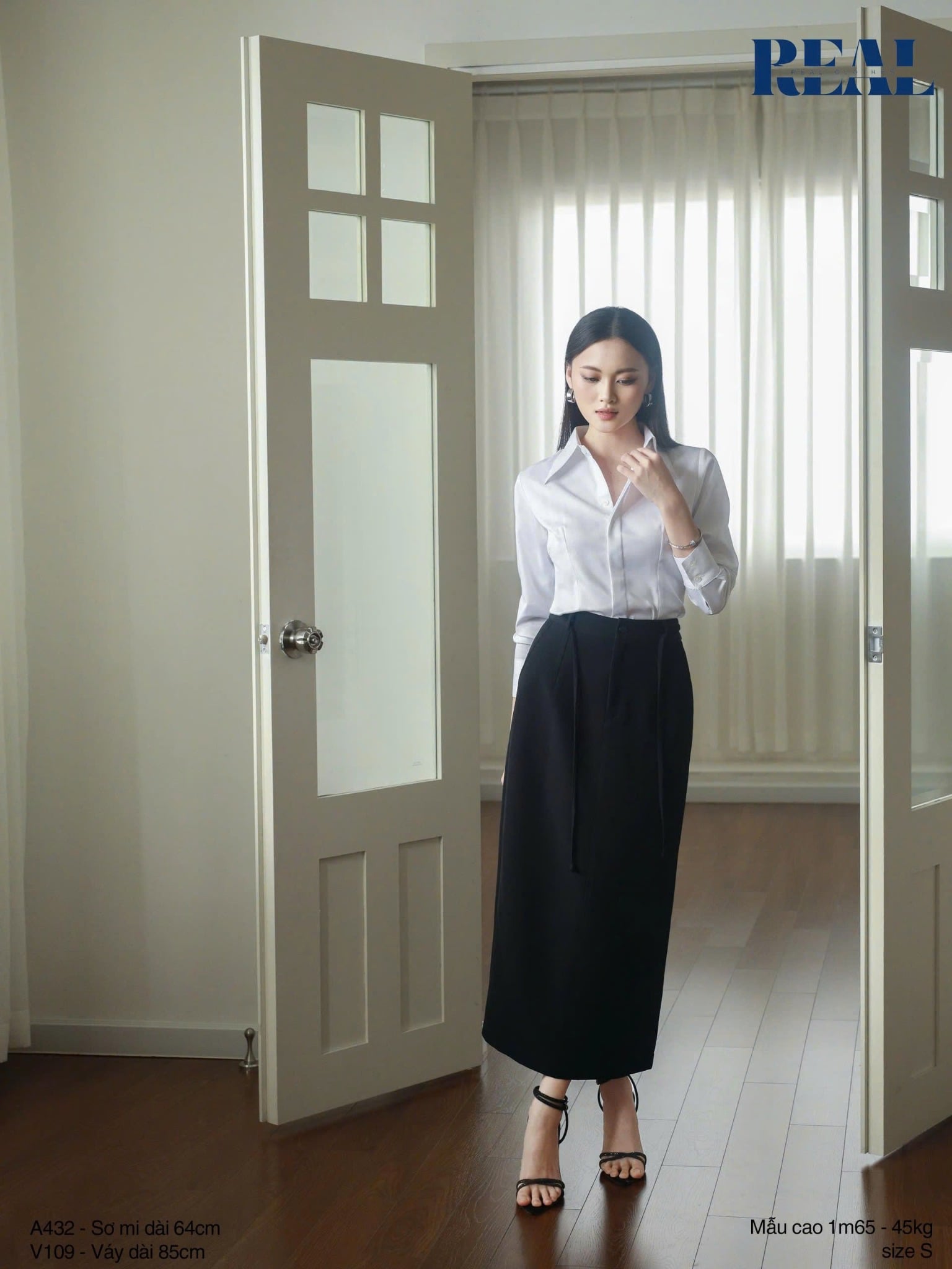 Váy suông đen 2026