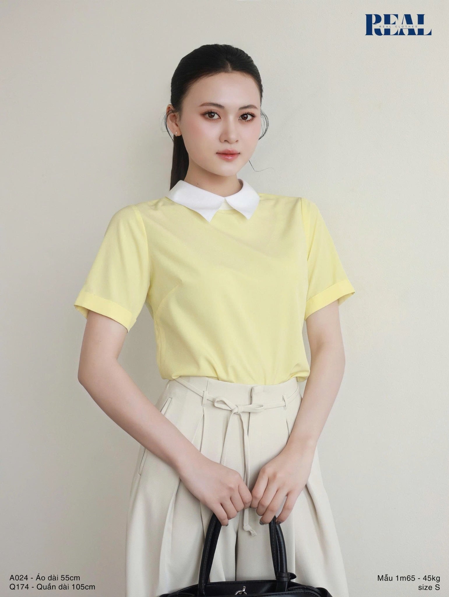  Sơ mi Hailey vàng 