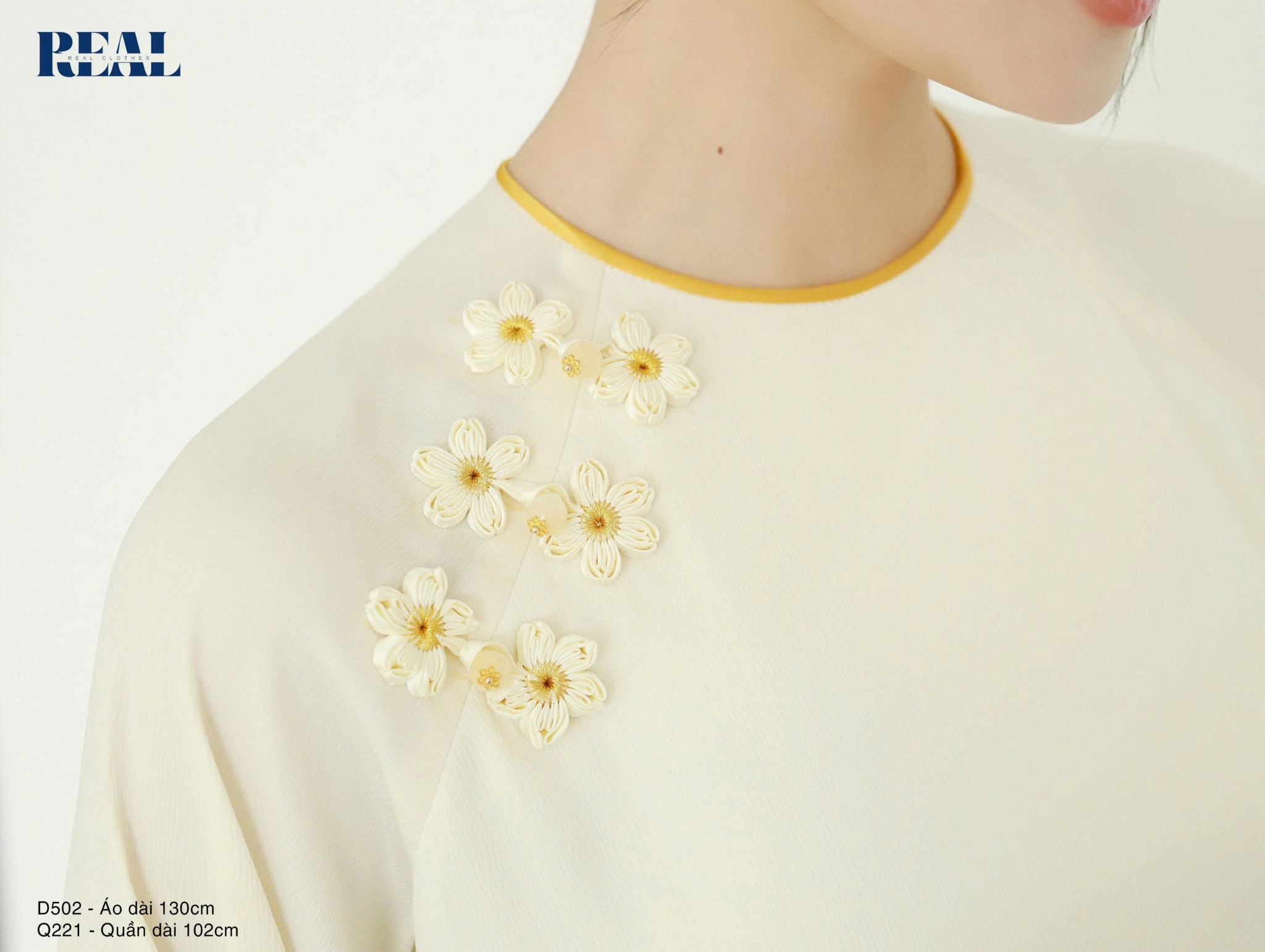 Áo dài 2 tà Nắng Mai