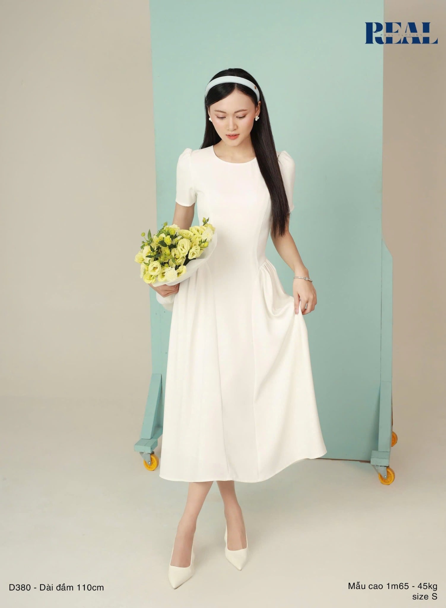 Đầm Julia trắng