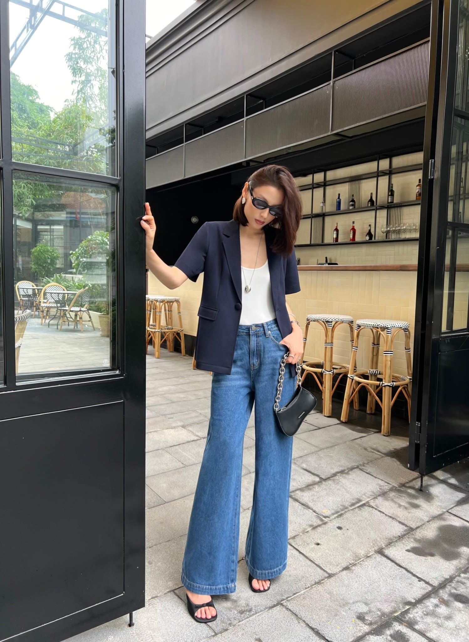 Quần Jeans suông