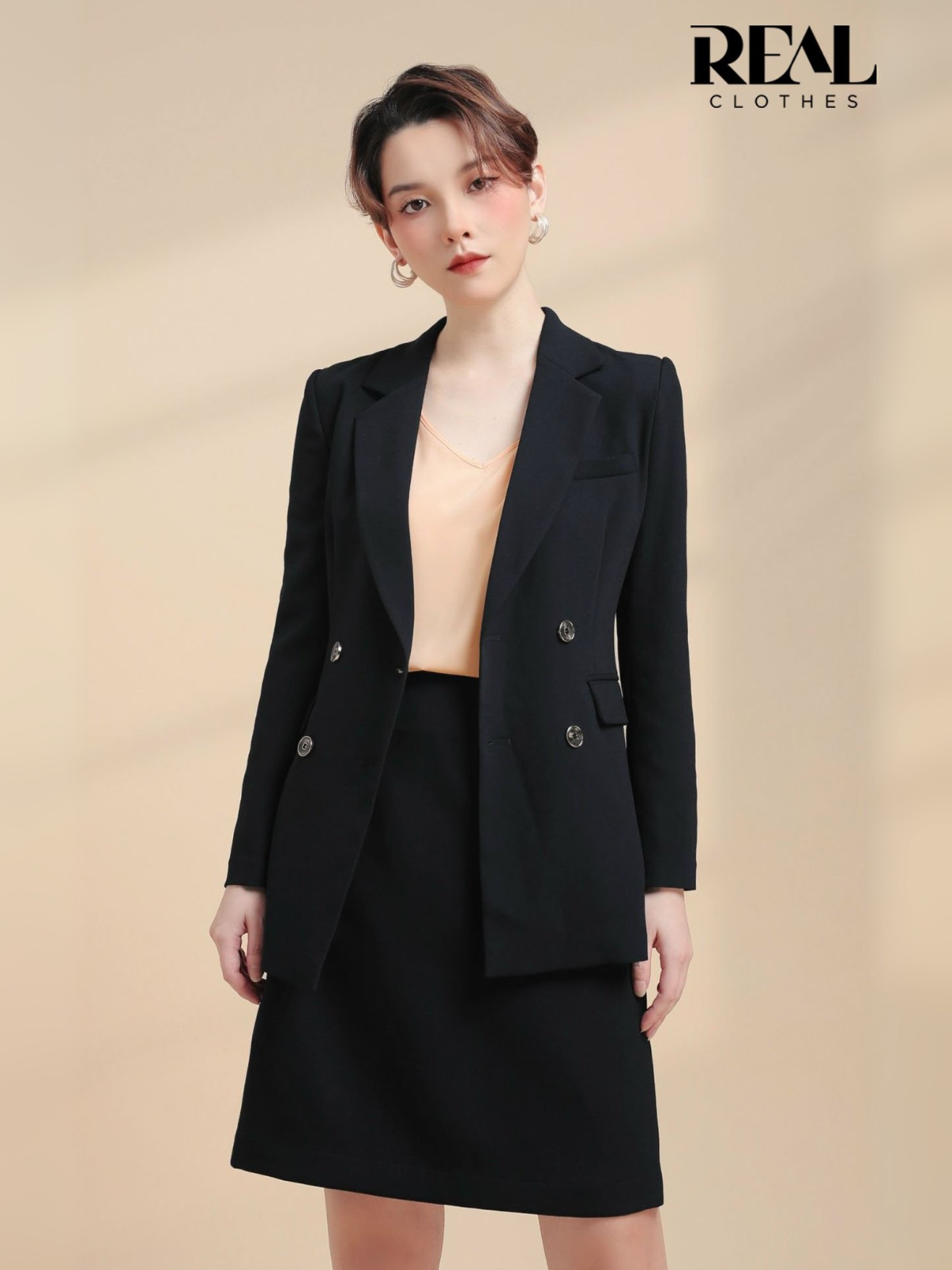 Blazer Paris đen SALE