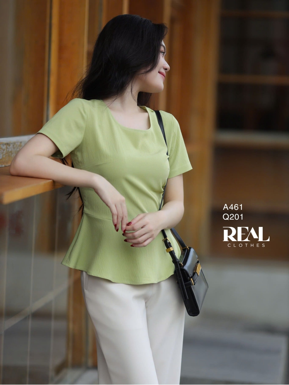 Áo peplum tay đủ SALE