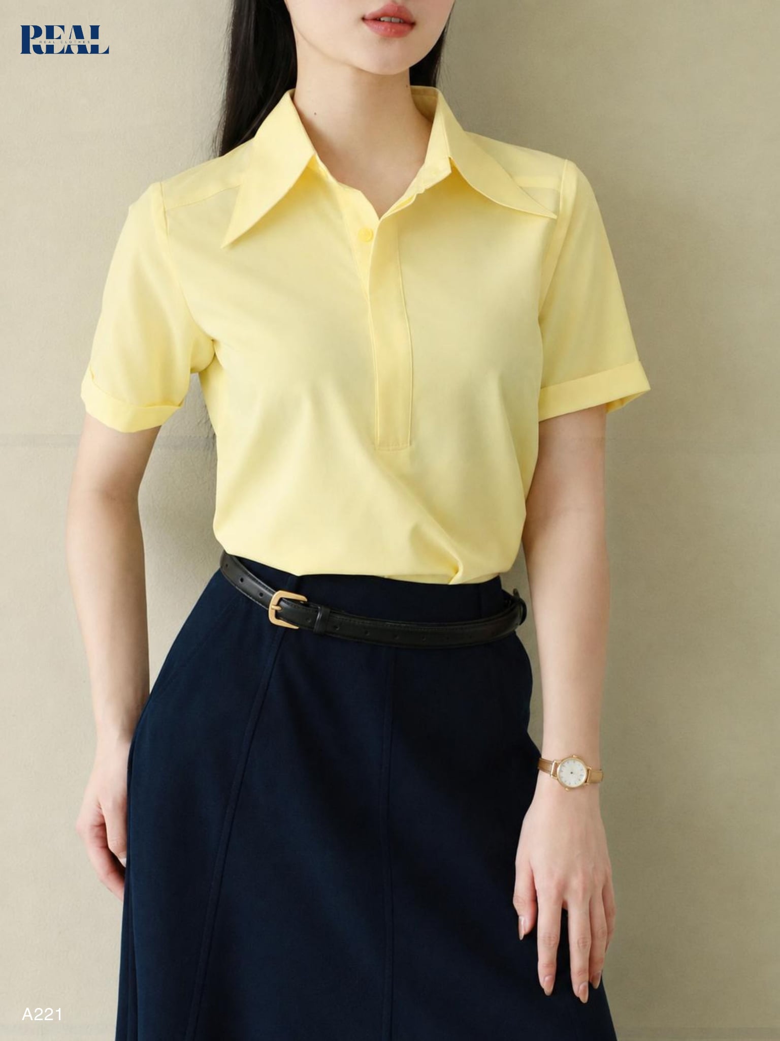 Sơ mi Anna tay đủ