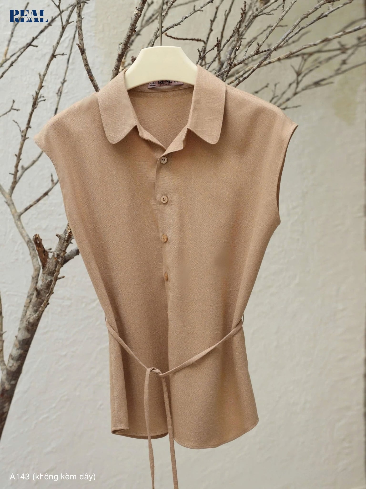 Sơ mi tay liền linen