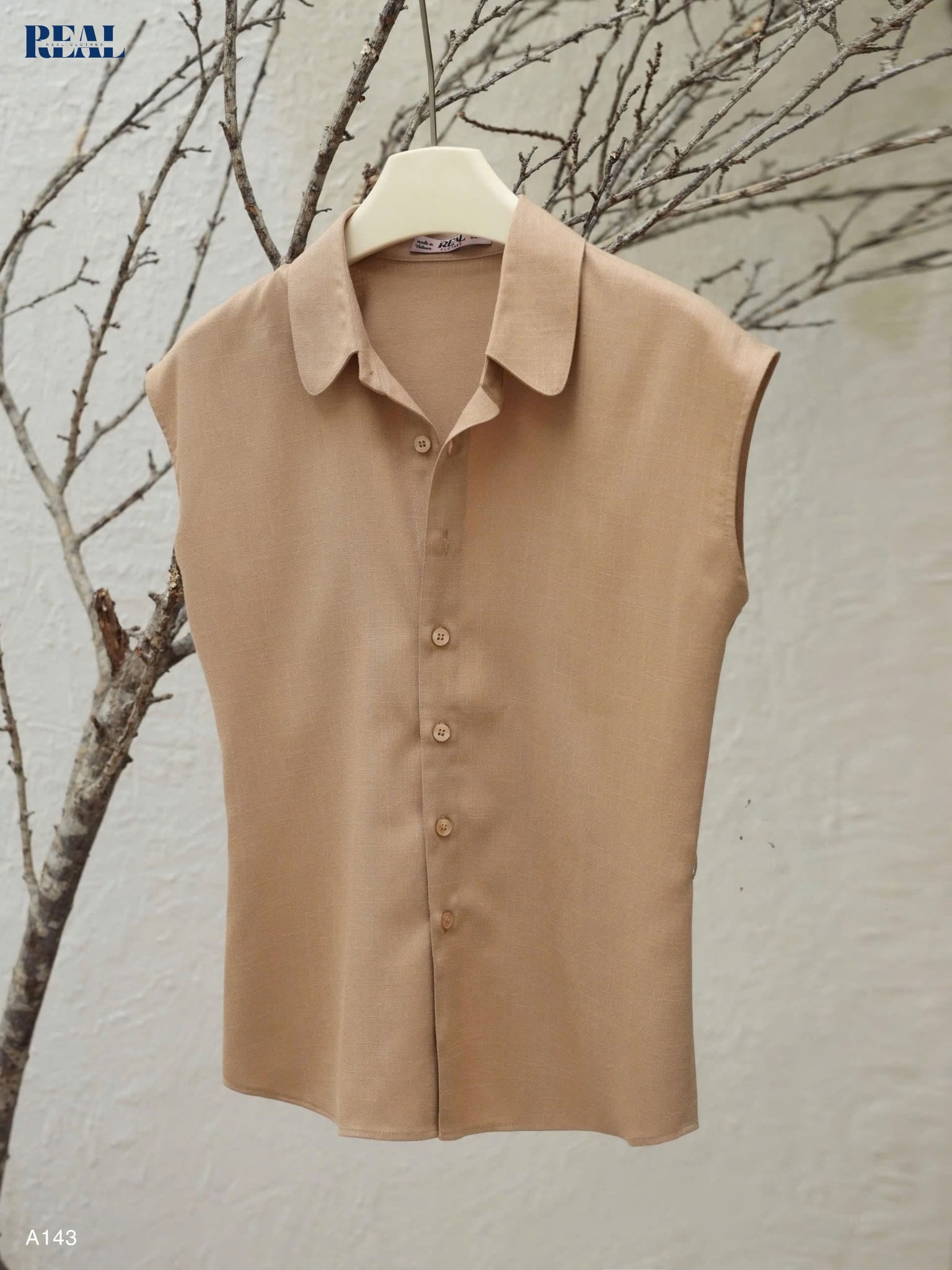 Sơ mi tay liền linen