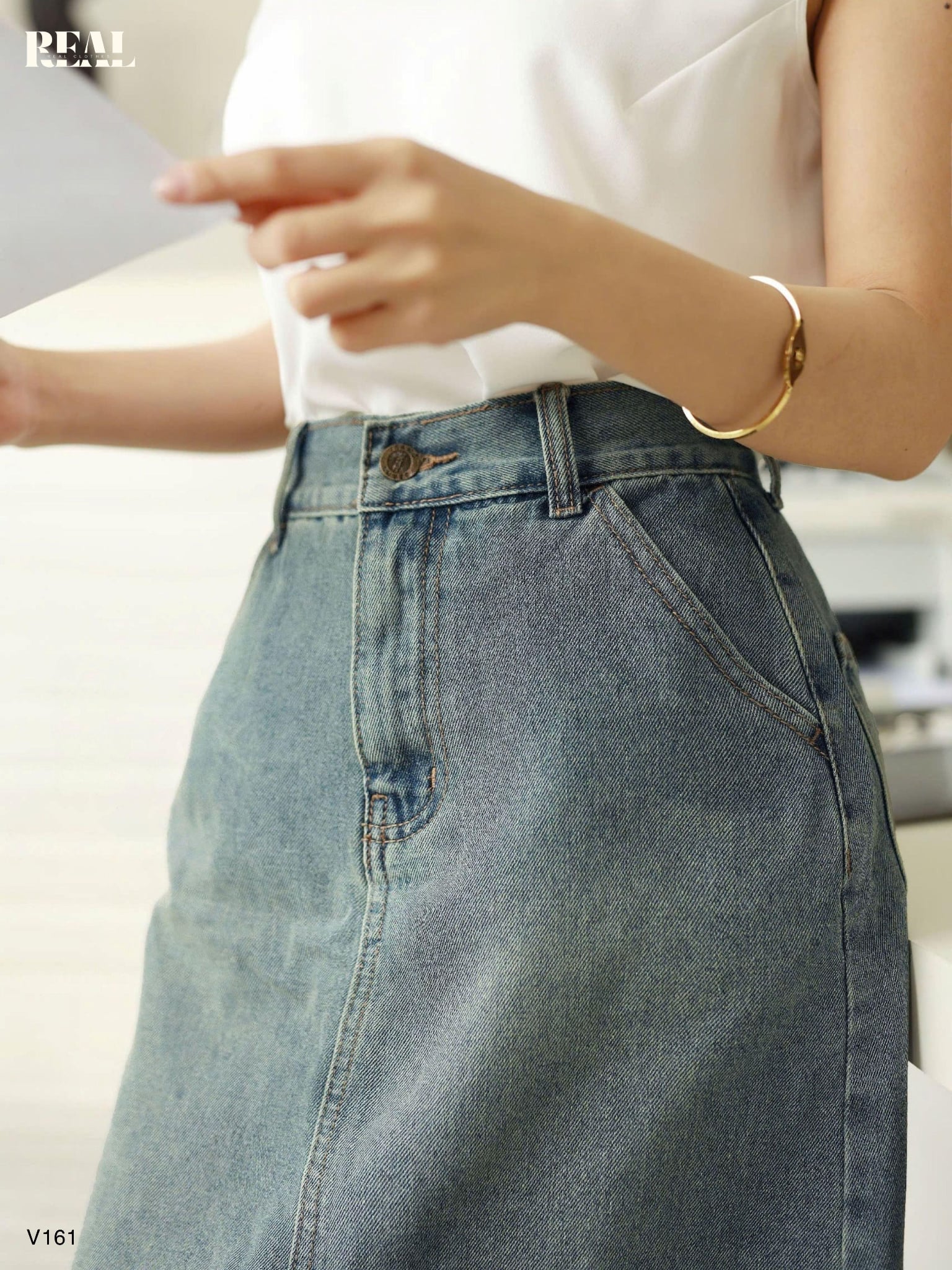 Váy Jeans ngắn