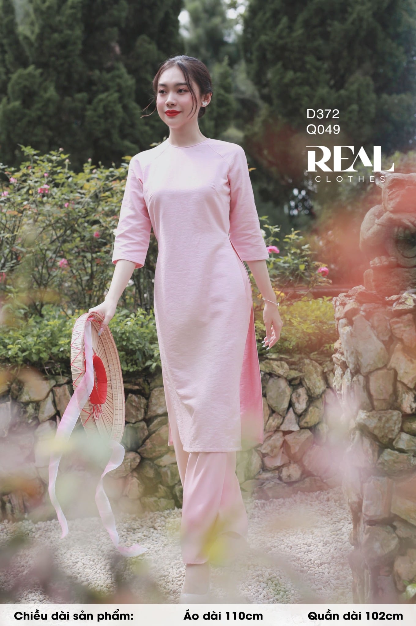 Áo dài cách tân trơn