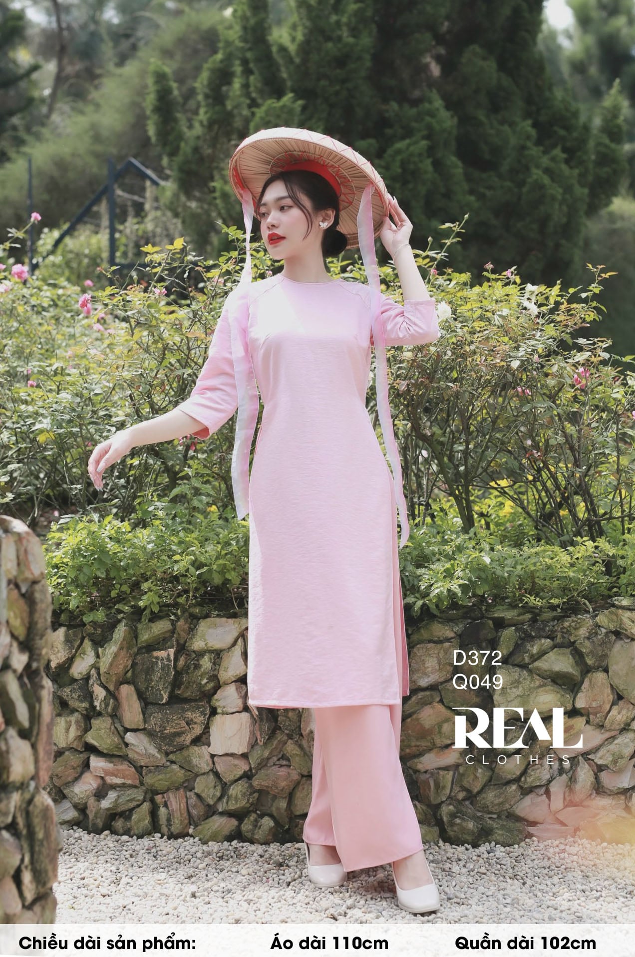 Áo dài cách tân trơn